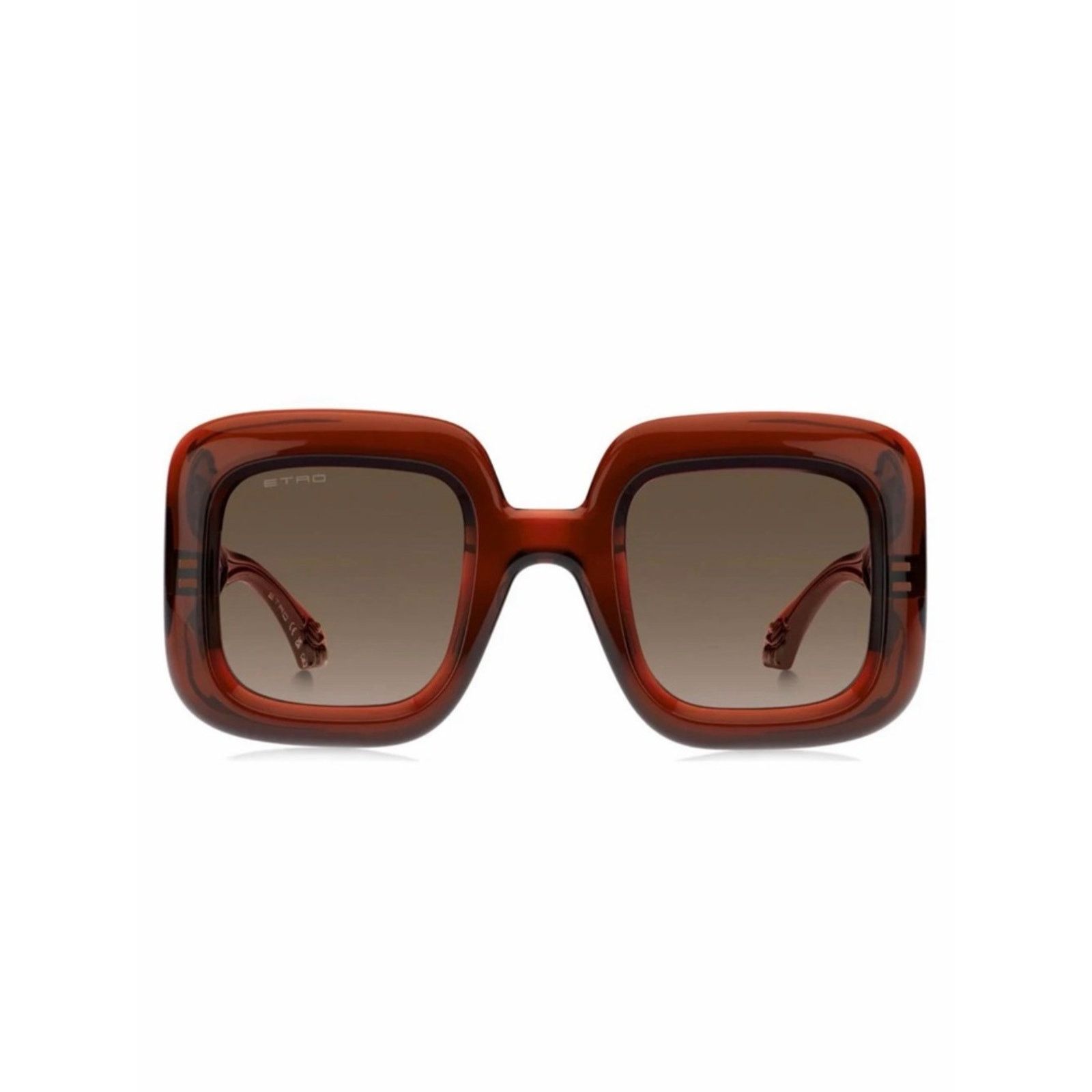 Etro New Etro ETRO0015/S 2LFHA Brick Color Square Sunglasses Size ONE SIZE - 3 Thumbnail