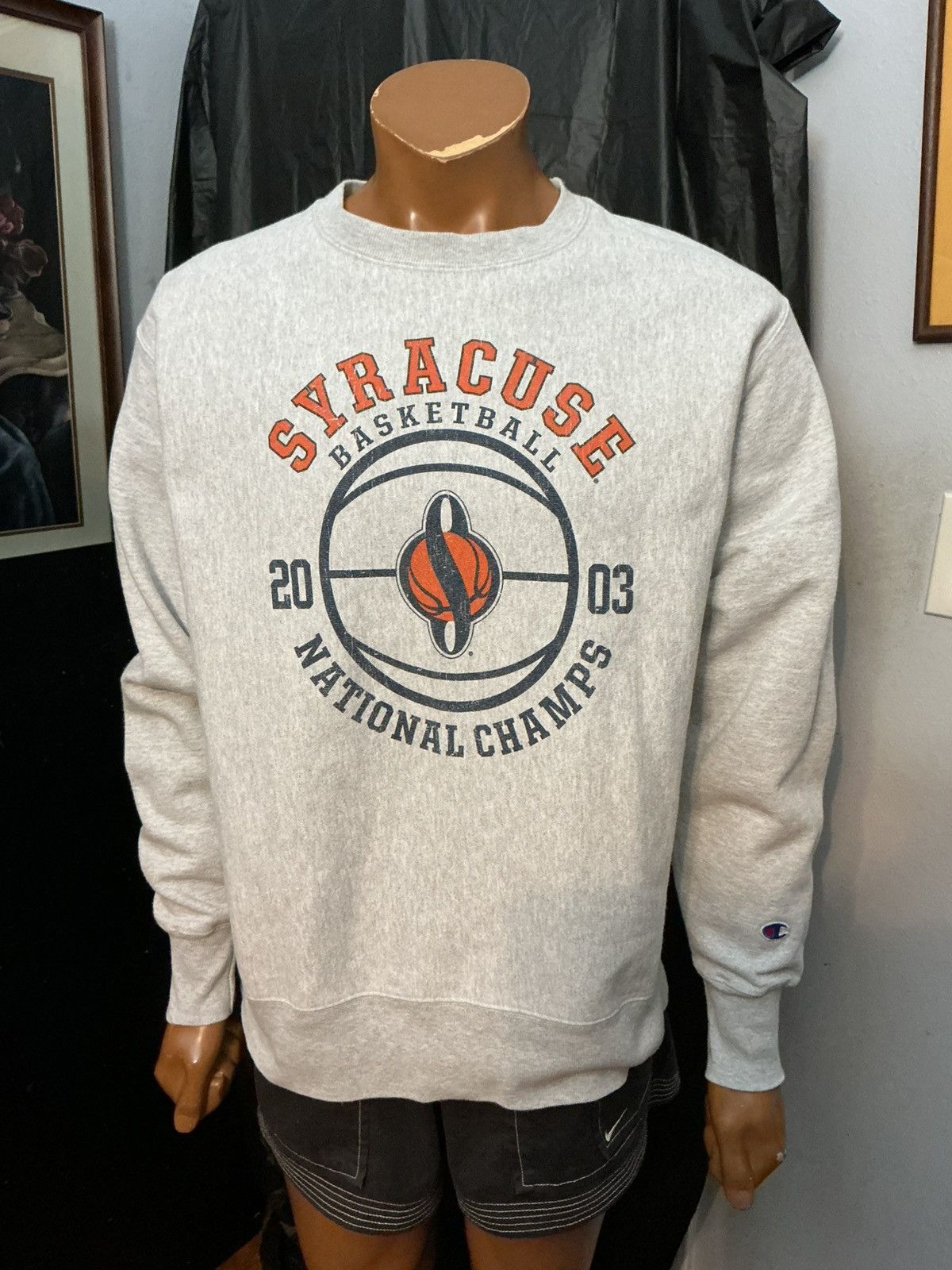 Champion Champion Reverse Weave Syracuse Orange Basketball Sweatshirt Size US L / EU 52-54 / 3 - 8 Thumbnail