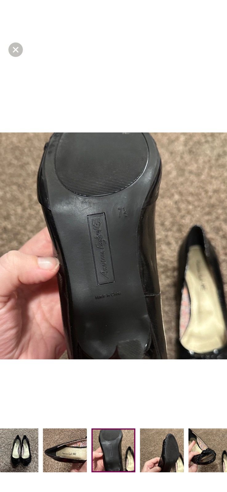 Other Short black heels Size US 7.5 / IT 37.5 - 3 Thumbnail
