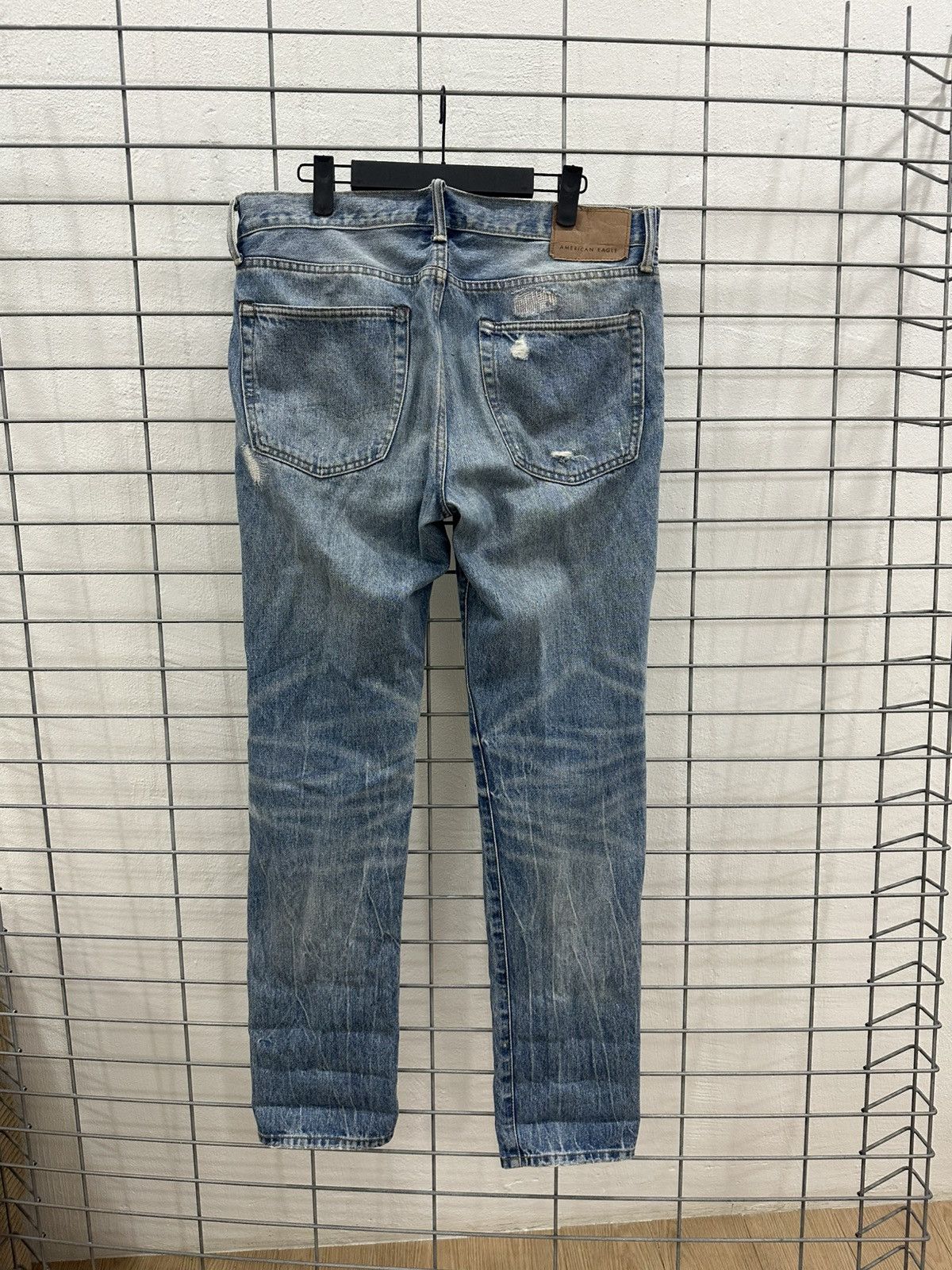 Keith Haring Rare Beautiful Keith Haring X American Eagle Patchwork Jeans Size US 32 / EU 48 - 2 Thumbnail
