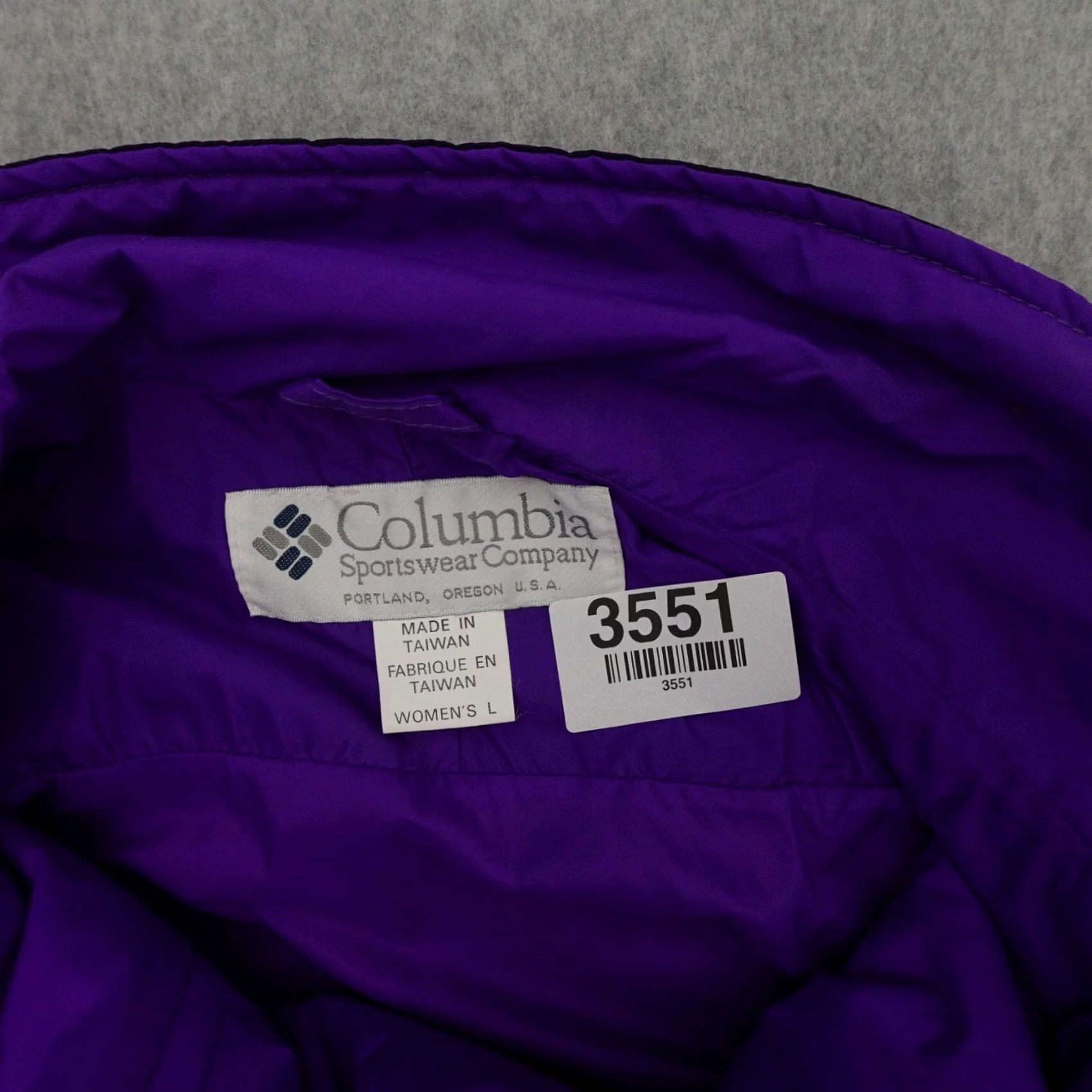 Vintage VINTAGE Columbia Jacket 3-in-1 Winter Purple L (22X29) Women 90s 90s Theme Measurements in Pictures Size L / US 10 / IT 46 - 4 Thumbnail