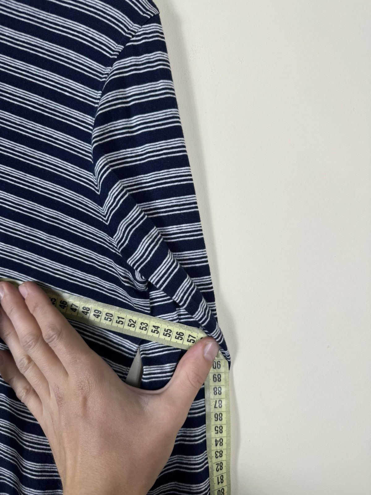 Designer × Orlebar Brown Orlebar Brown tailored fit striped long sleeve Size US M / EU 48-50 / 2 - 8 Thumbnail