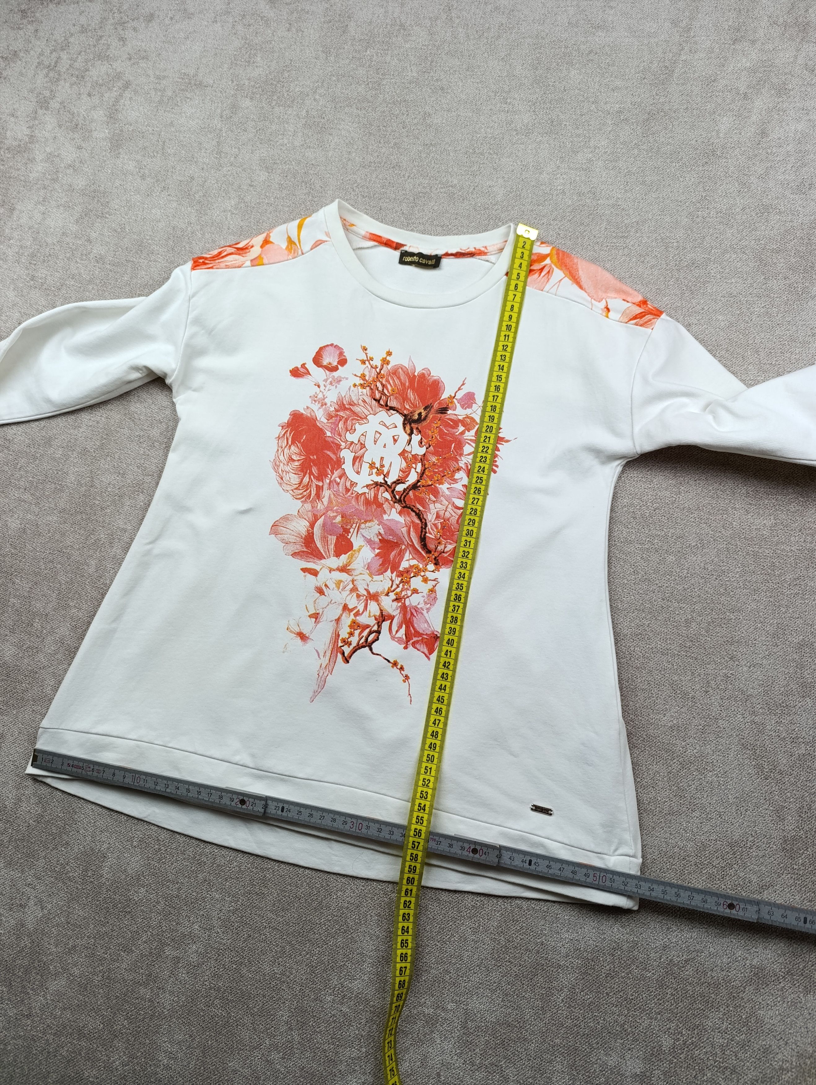 Roberto Cavalli ROBERTO CAVALLI WOMENS FLORAL PRINT SWEATSHIRT Size S / US 4 / IT 40 - 15 Thumbnail