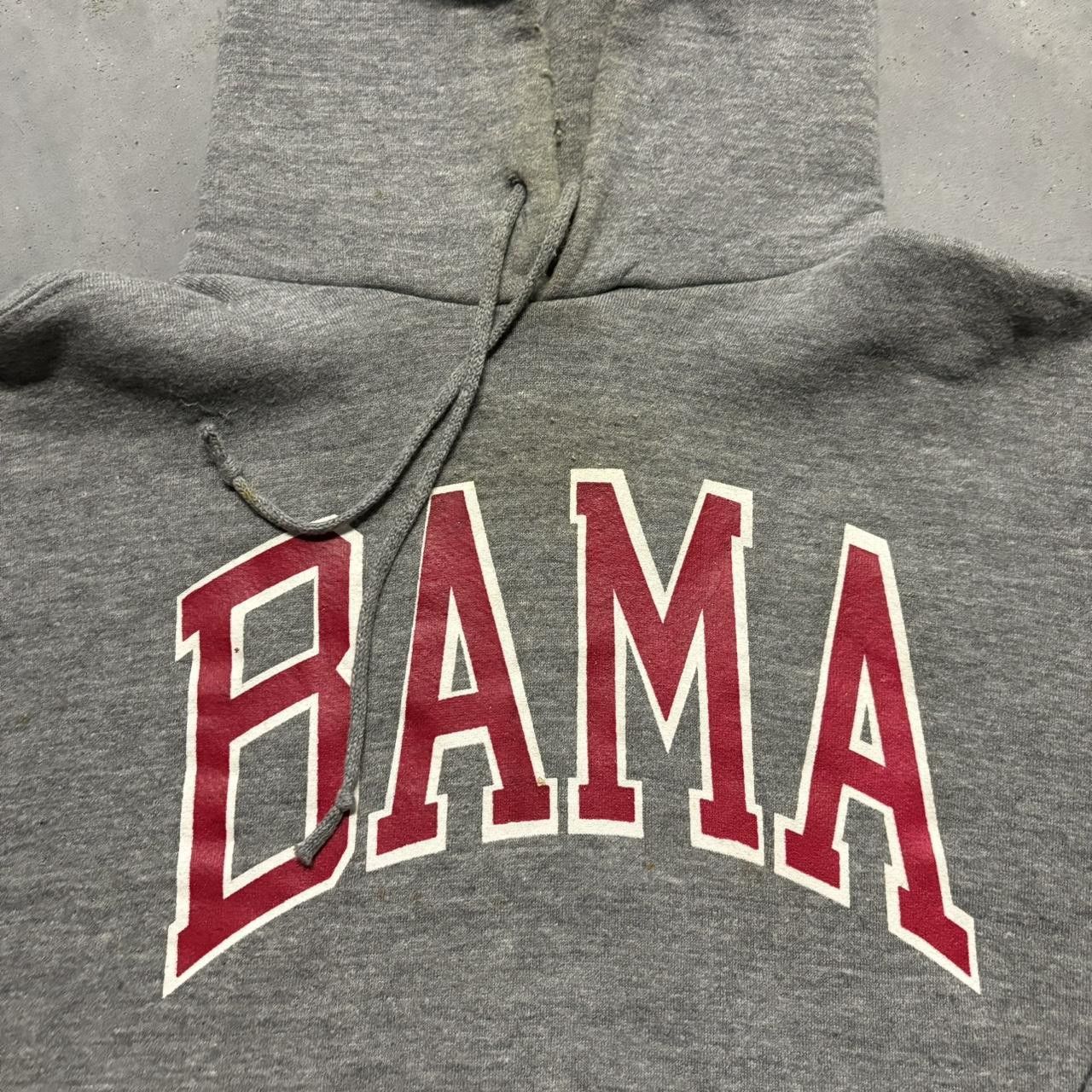 Russell Athletic × Vintage Crazy Vintage 80s Russell Athletic Made In USA Alabama College Essential Hoodie! Size US XL / EU 56 / 4 - 6 Thumbnail