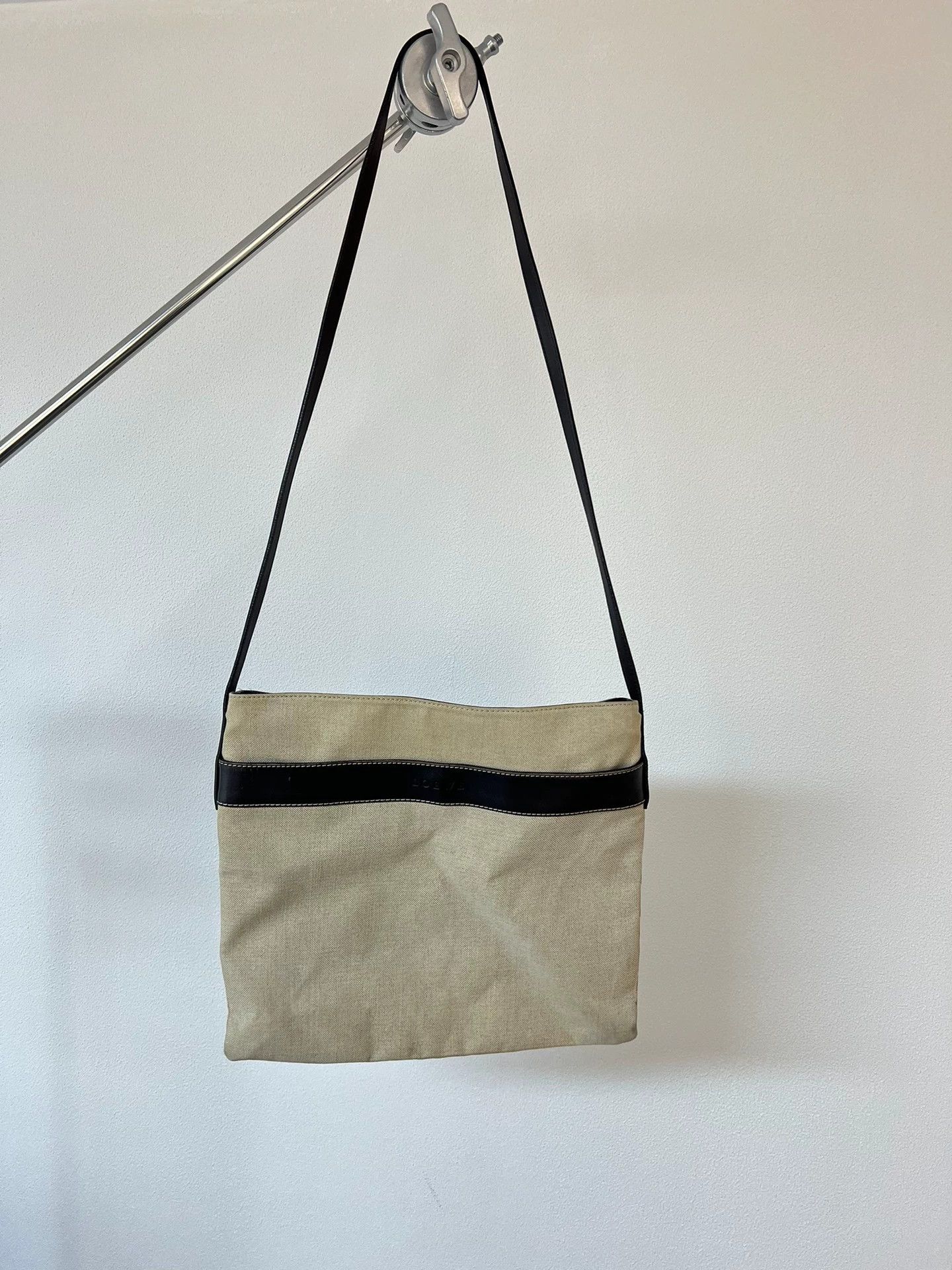 Loewe LOEWE Old Money Canvas Crossbody Bag Size ONE SIZE - 1 Thumbnail