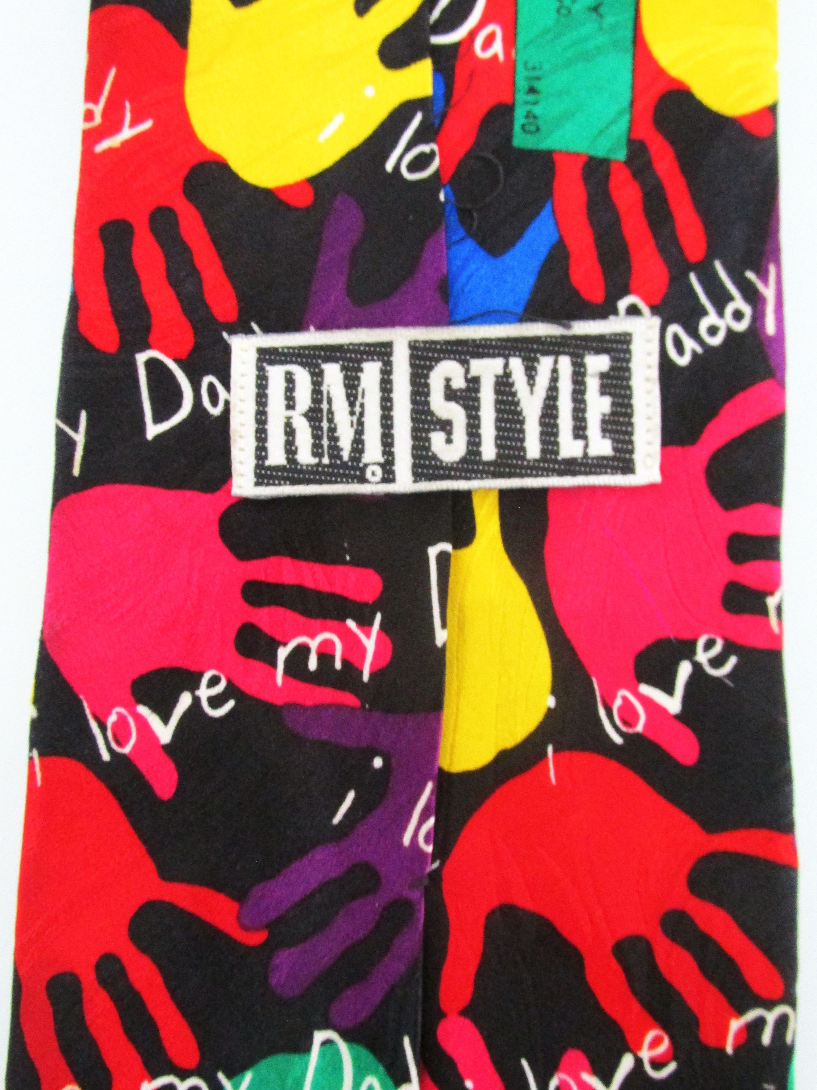Ralph Marlin I Love My Daddy Men's Silk Tie by Ralph Marlin Size ONE SIZE - 6 Thumbnail