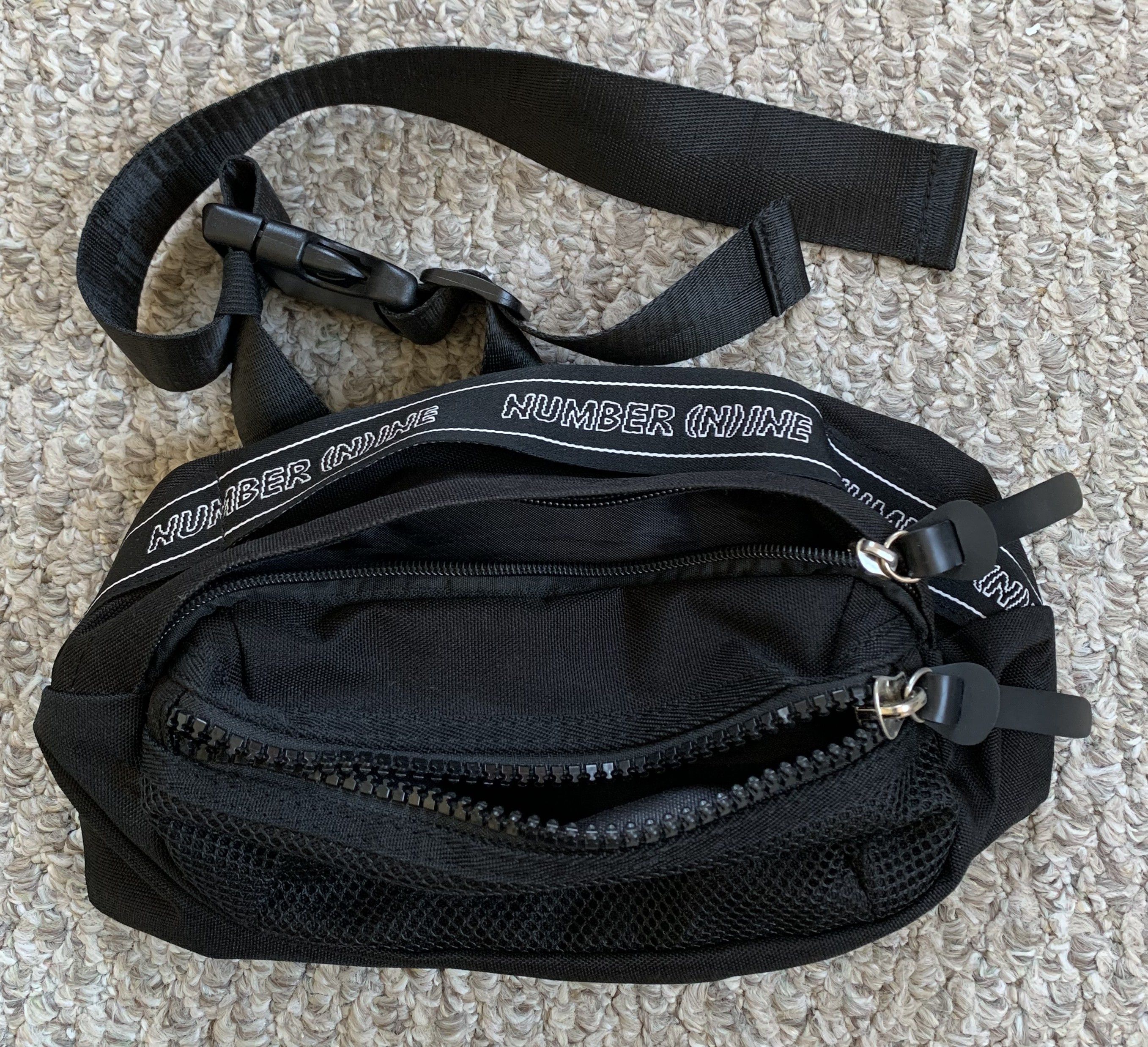 Number (N)ine Number (N)ine Logo Waist Bag Size ONE SIZE - 2 Thumbnail