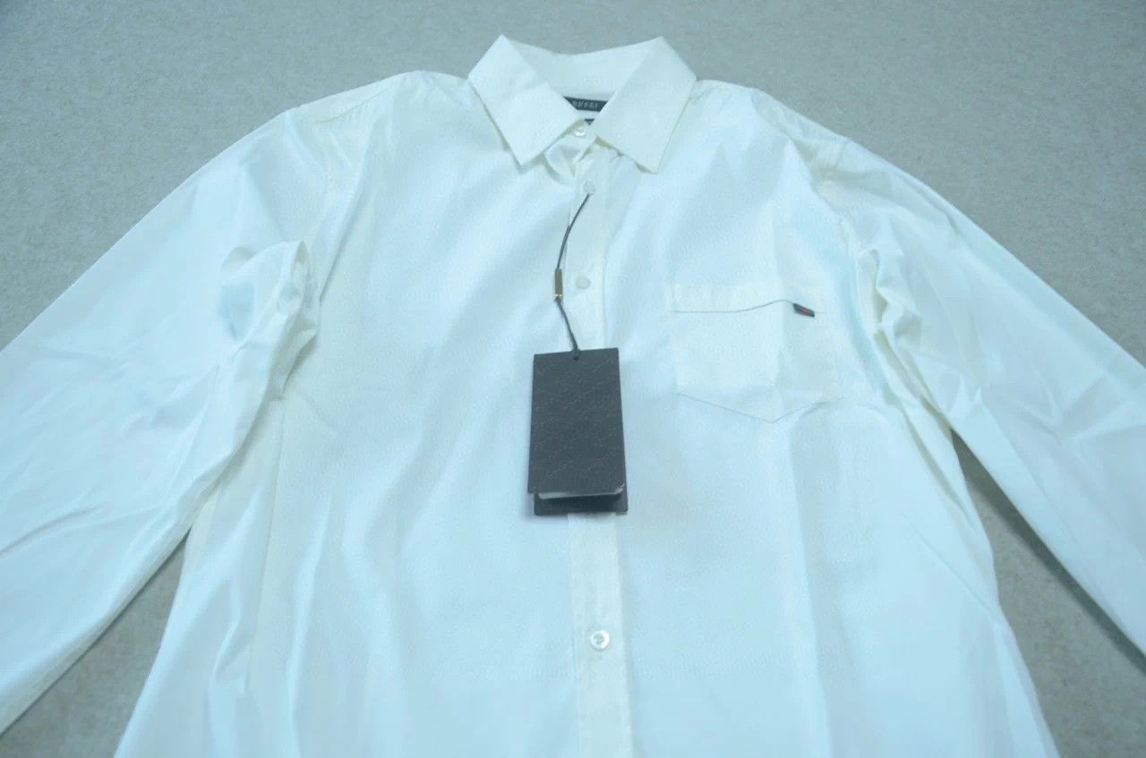 Gucci Gucci Classic White Chest Pocket Shirt 40 Size US XXS / EU 40 - 2 Thumbnail