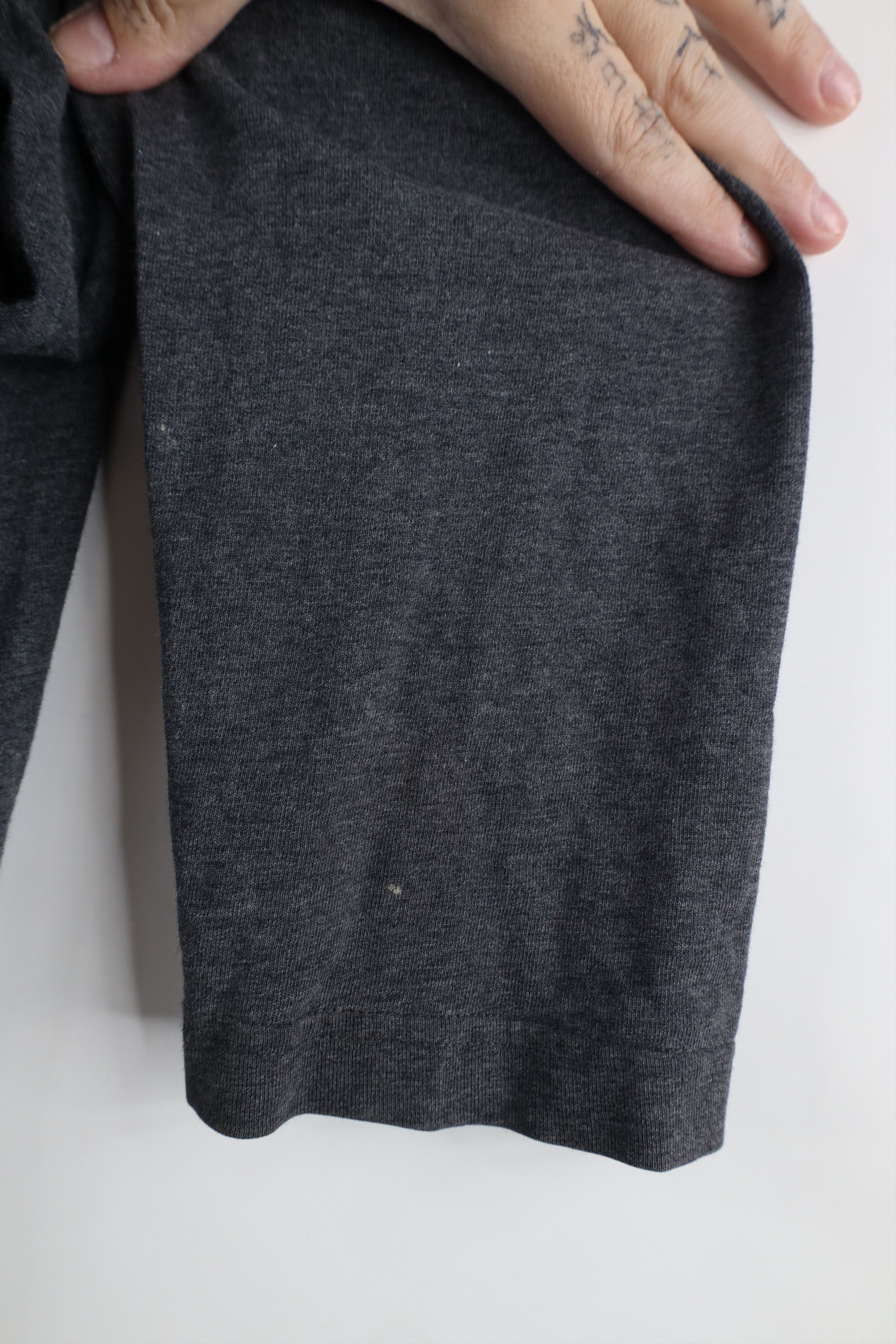 J.Crew × Vintage Vintage 90s J Crew Striped Long Sleeve T-Shirt Gray USA Size US L / EU 52-54 / 3 - 13 Thumbnail