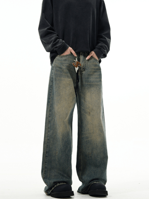 Japanese Brand × Jean American cleanfit straight vintage washed distressed jeans Size US 32 / EU 48 - 3 Thumbnail