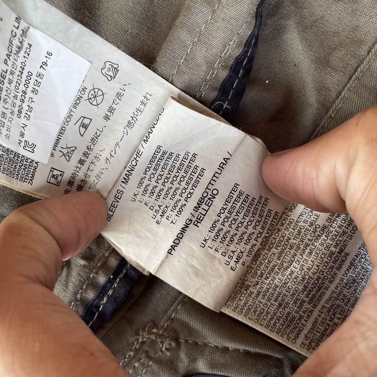 Diesel VINTAGE DIESEL - CO ONLY THE BRAVE PATCHWORK MILITARY JACKET Size US S / EU 44-46 / 1 - 20 Thumbnail