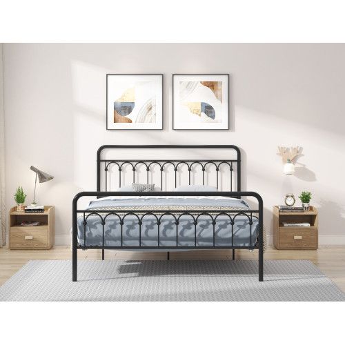 Designer × Homemade Tara Metal Bed Queen, Black Size US L / EU 52-54 / 3 - 3 Thumbnail