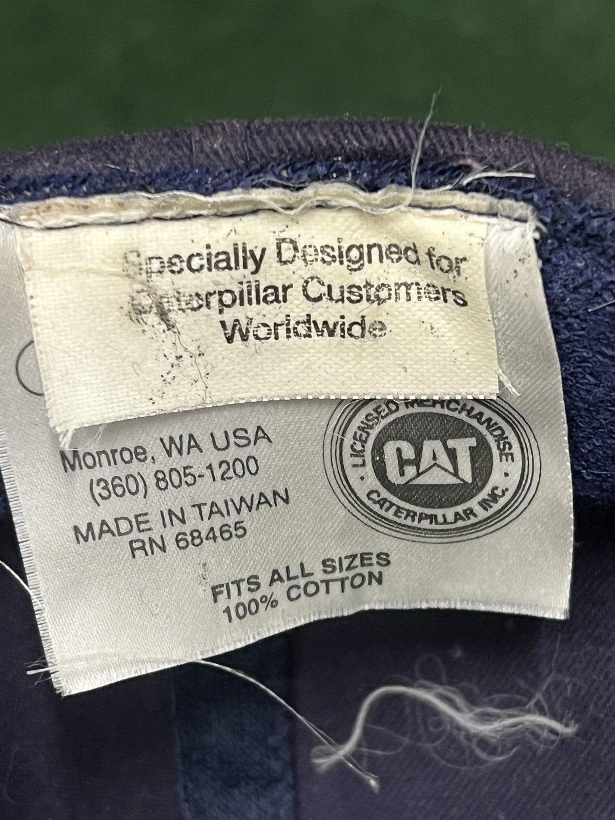 Caterpillar × Vintage Vintage 90s Caterpillar VIP Strapback Hat Size ONE SIZE - 5 Thumbnail