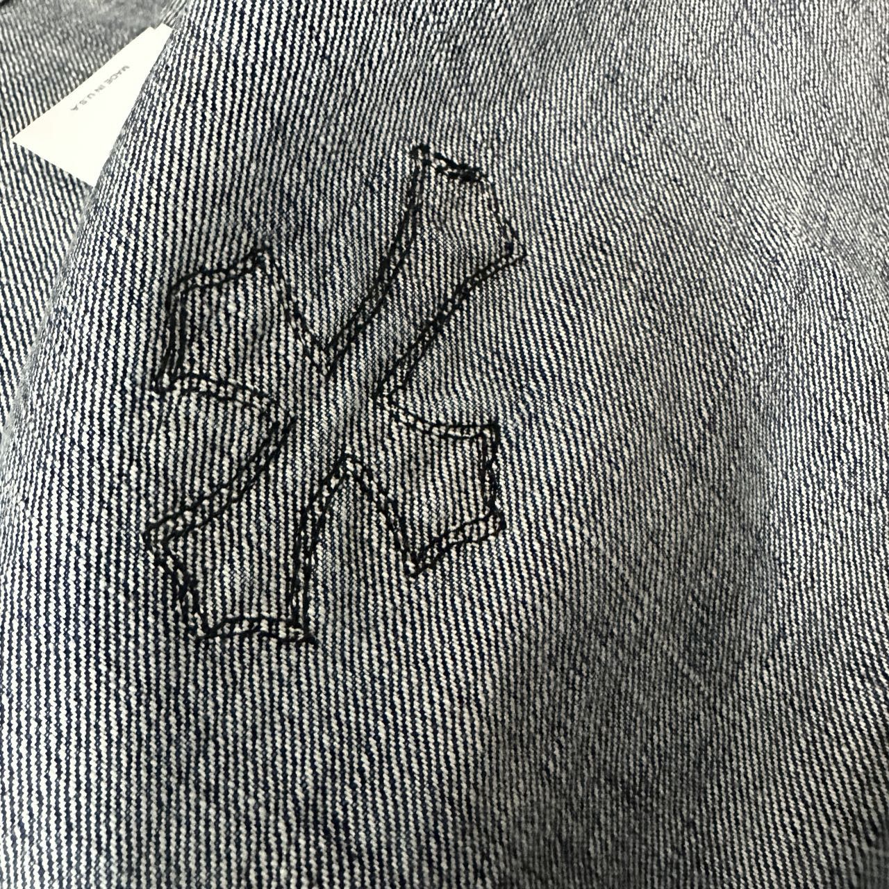 Chrome Hearts Chrome Hearts Cross Patch Denim Long Sleeve Shirt Size US XL / EU 56 / 4 - 6 Thumbnail