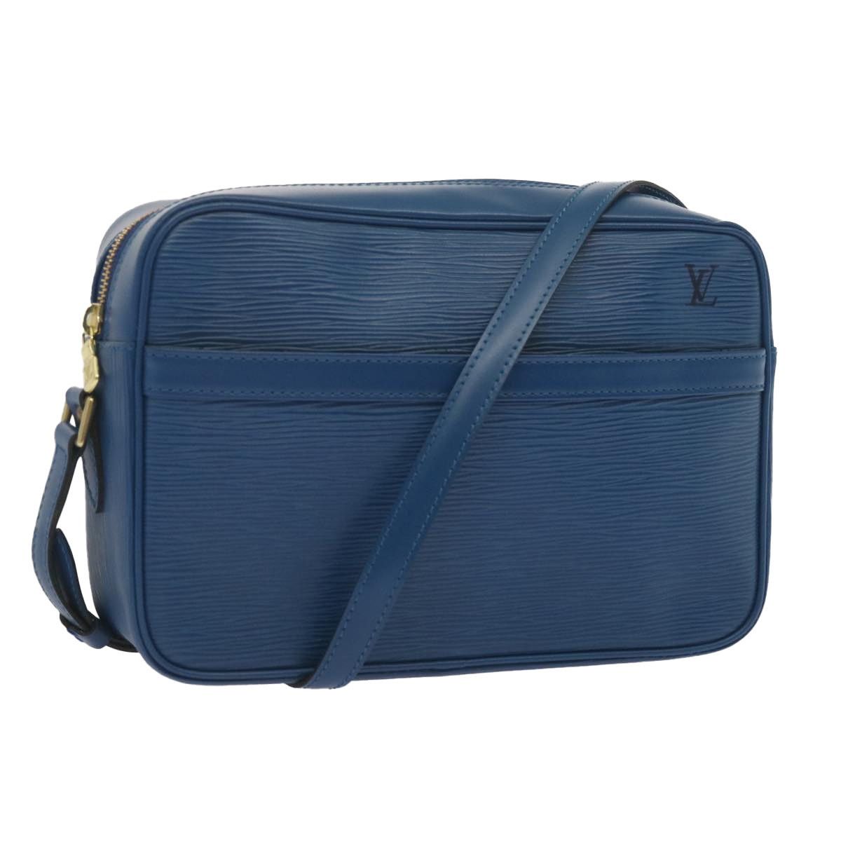 Louis Vuitton LOUIS VUITTON Epi Trocadero 27 Shoulder Bag Blue M52315 Size ONE SIZE - 1 Thumbnail