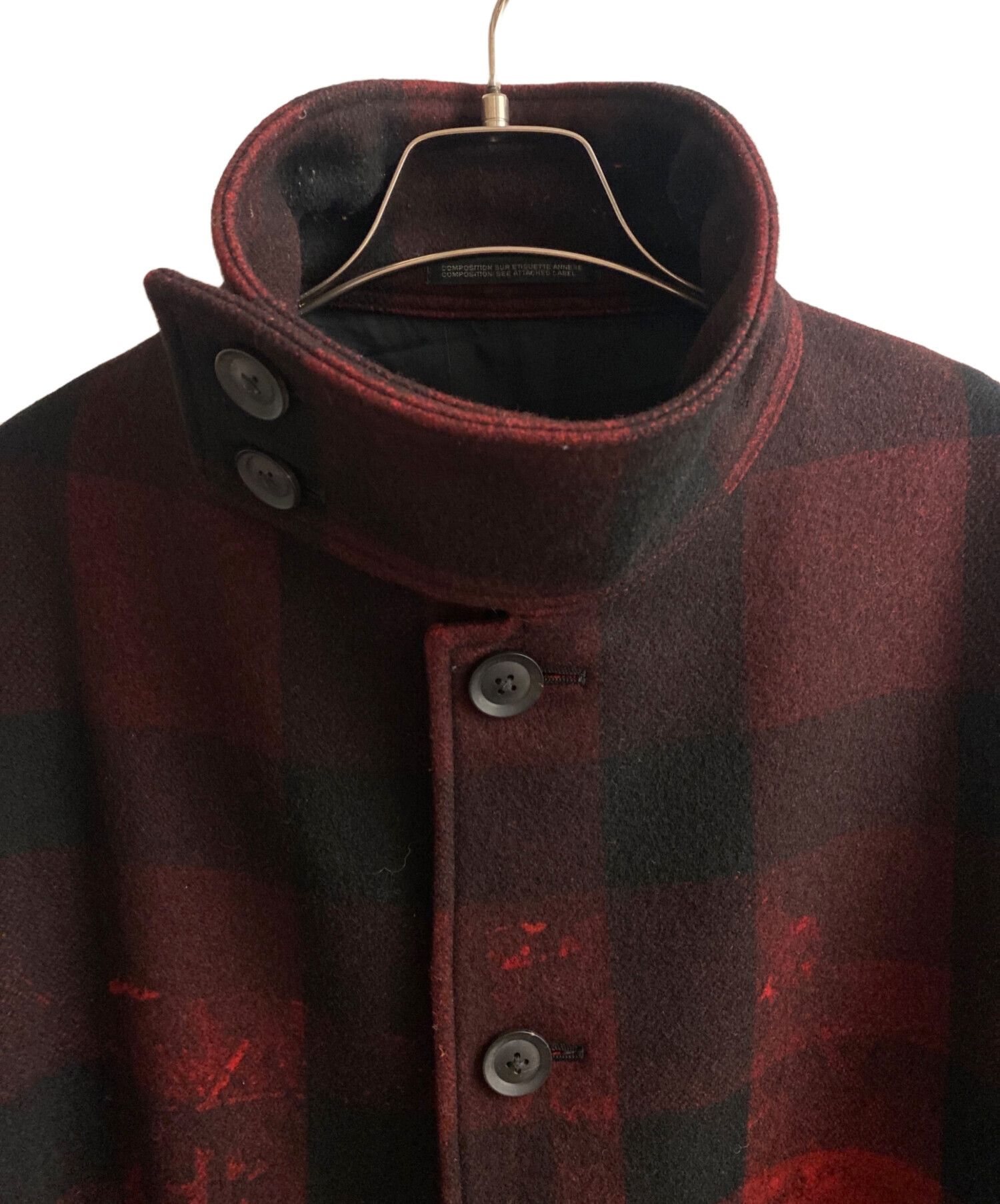 Yohji Yamamoto Yohji Yamamoto pour homme print stand-up collar coat Size US S / EU 44-46 / 1 - 3 Thumbnail