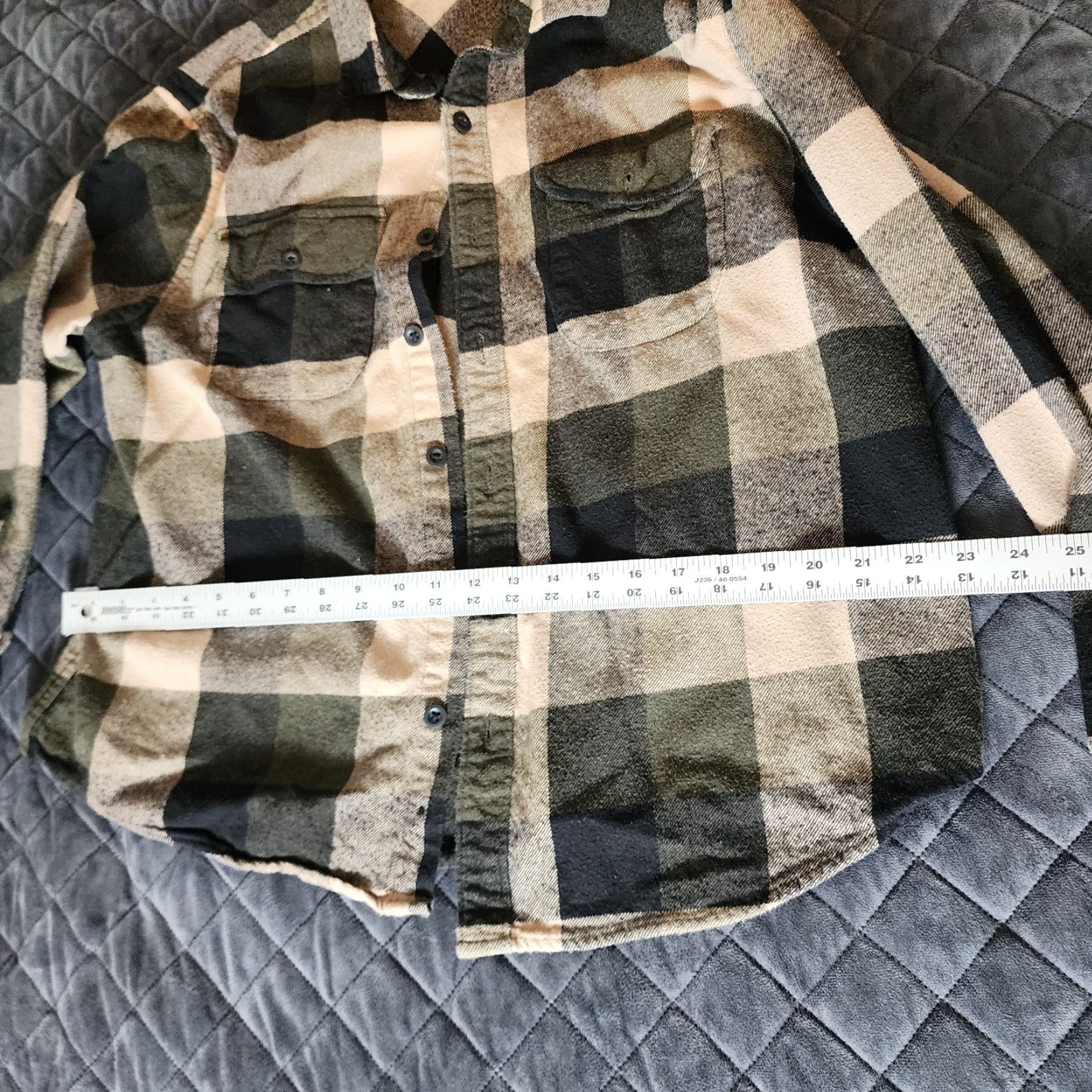 Greats Great Northwest Mens Long Sleeve Shirt XL Plaid Green Button Up Size US XL / EU 56 / 4 - 4 Thumbnail