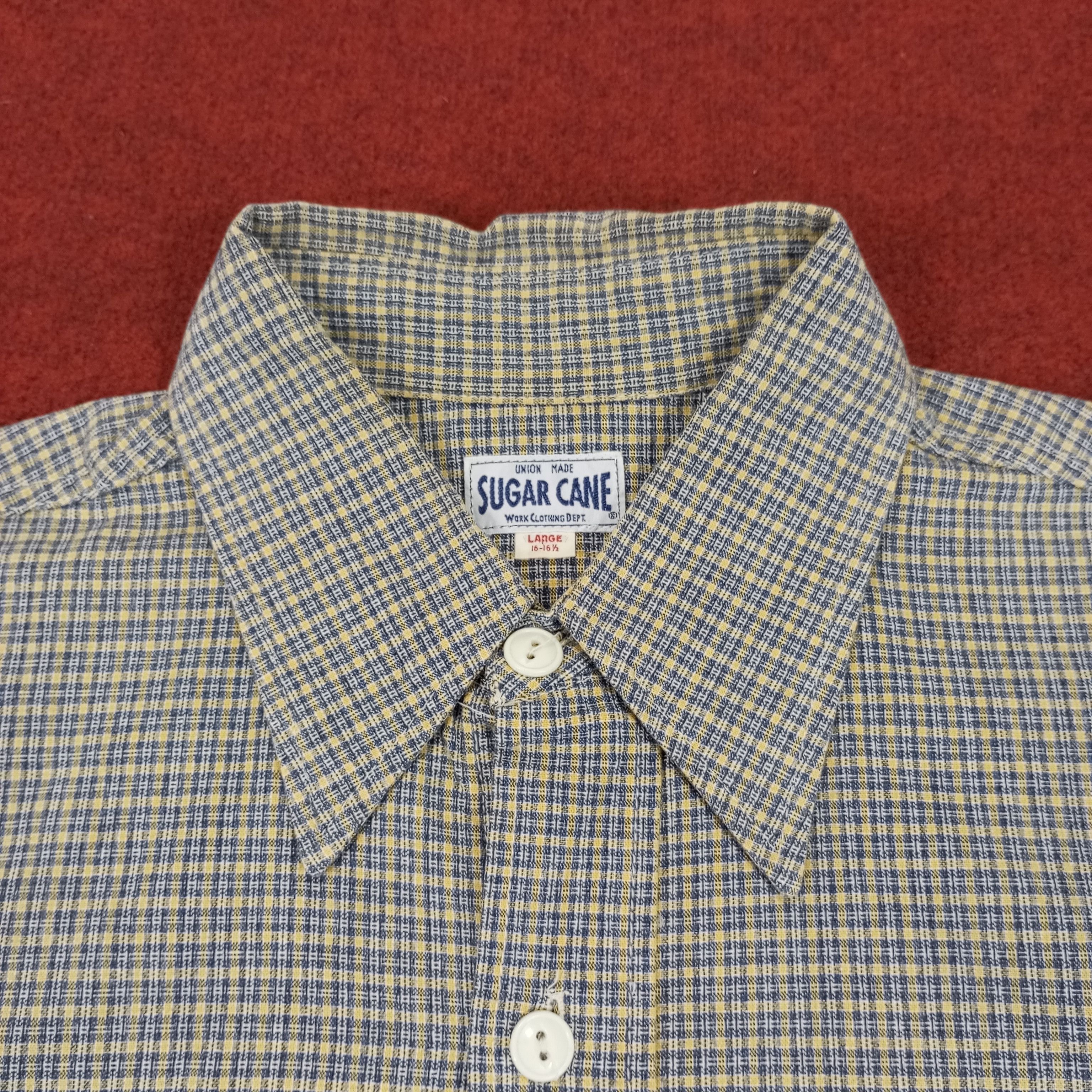Japanese Brand × Sugar Cane × Vintage Sugar Cane Japanese Brand Formal Style Shirt Size US XL / EU 56 / 4 - 4 Thumbnail