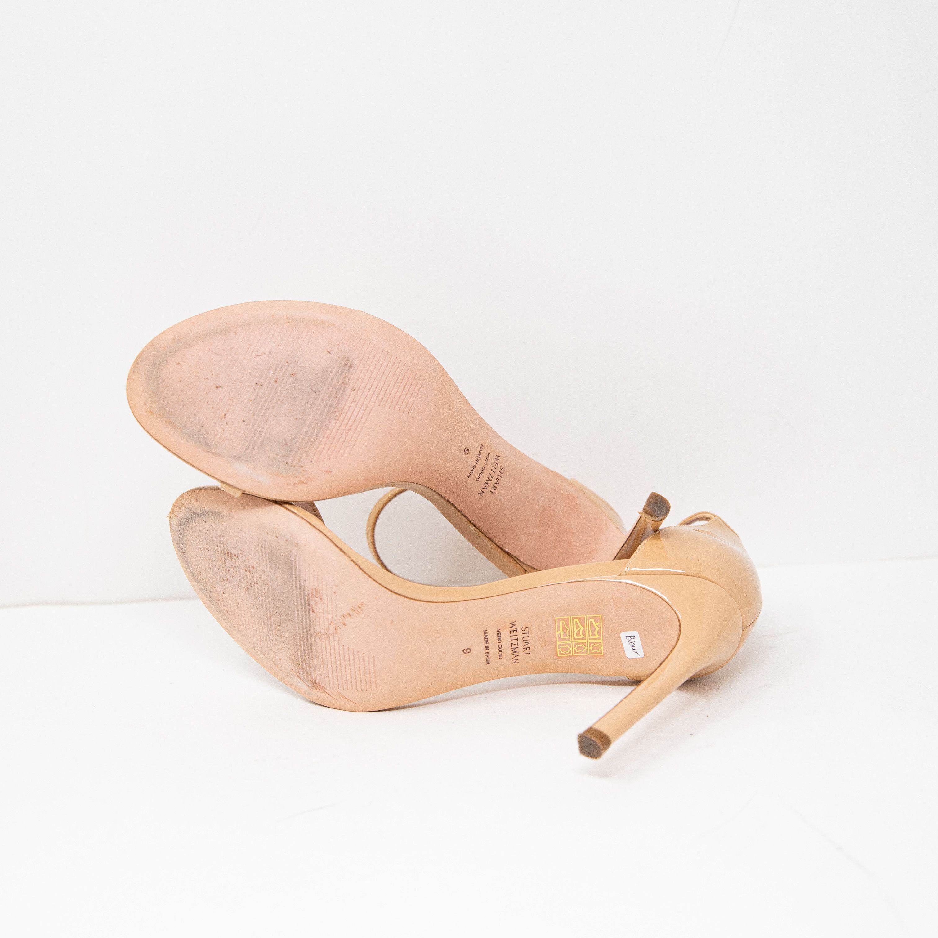 Stuart Weitzman Stuart Weitzman Nudistsong Patent Leather Open Size US 9 / IT 39 - 4 Thumbnail