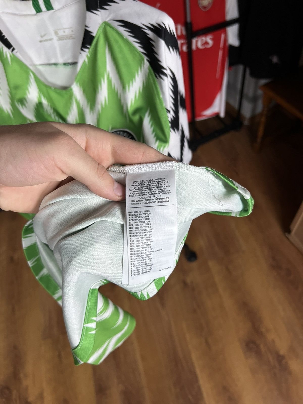 Nike Soccer Jersey Nike Nigeria 2018/19 Size US L / EU 52-54 / 3 - 8 Thumbnail