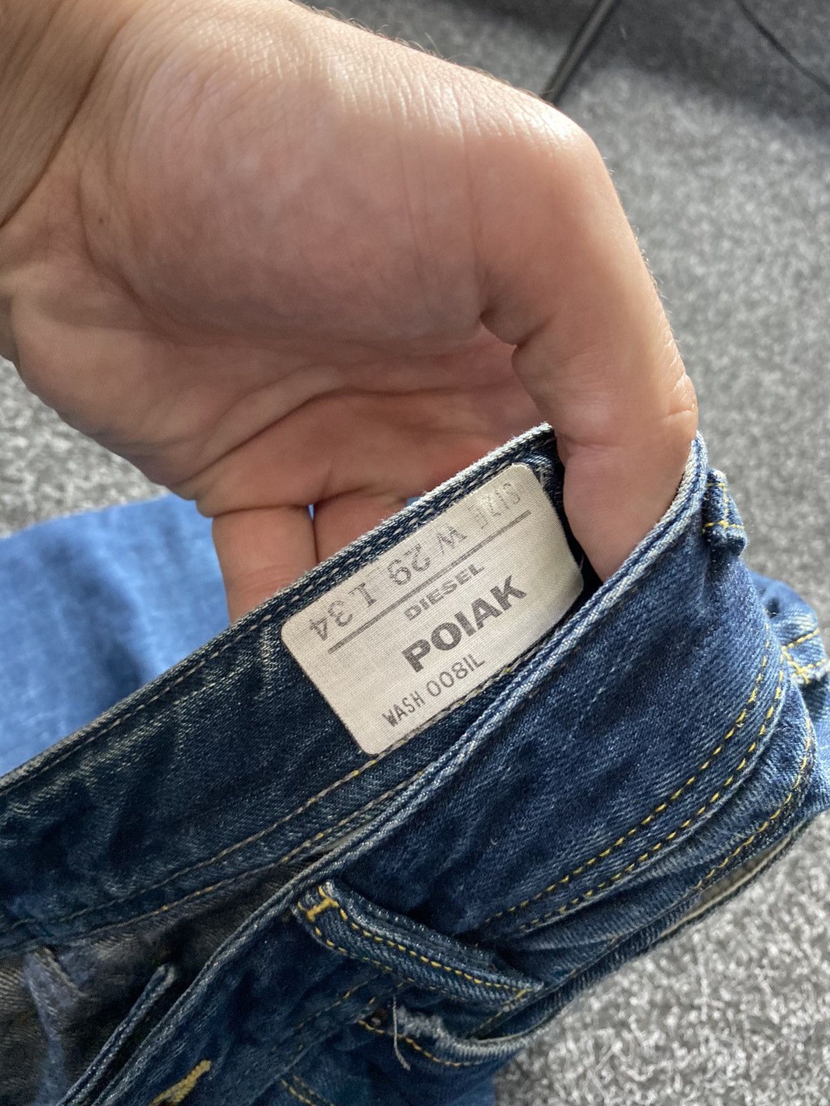 20471120 × Diesel 🔥Diesel Punk Gothic Opium Vntg Mens Denim Jeans DESIGNER Size US 29 - 4 Thumbnail