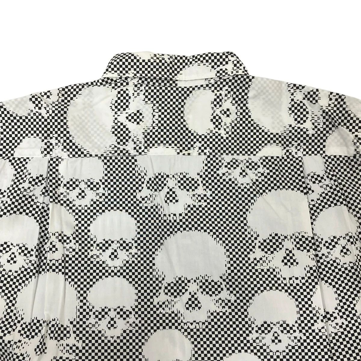Comme des Garcons SS11 "Skull of Life" Patchwork Shirt Size US XS / EU 42 / 0 - 5 Thumbnail