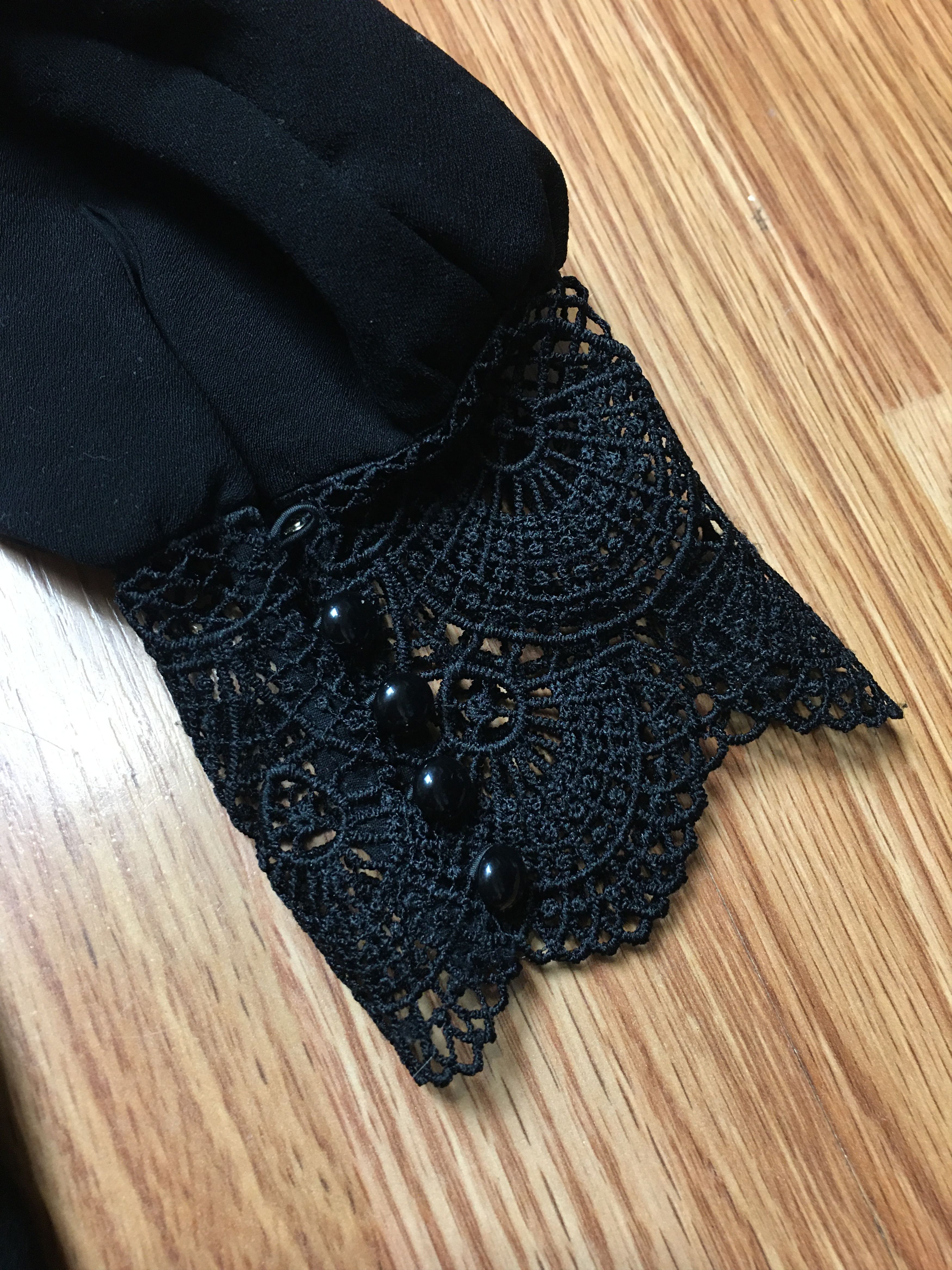 Sezane Sezane Perle Black Design Dress Size EU 34 Size XS / US 0-2 / IT 36-38 - 9 Thumbnail