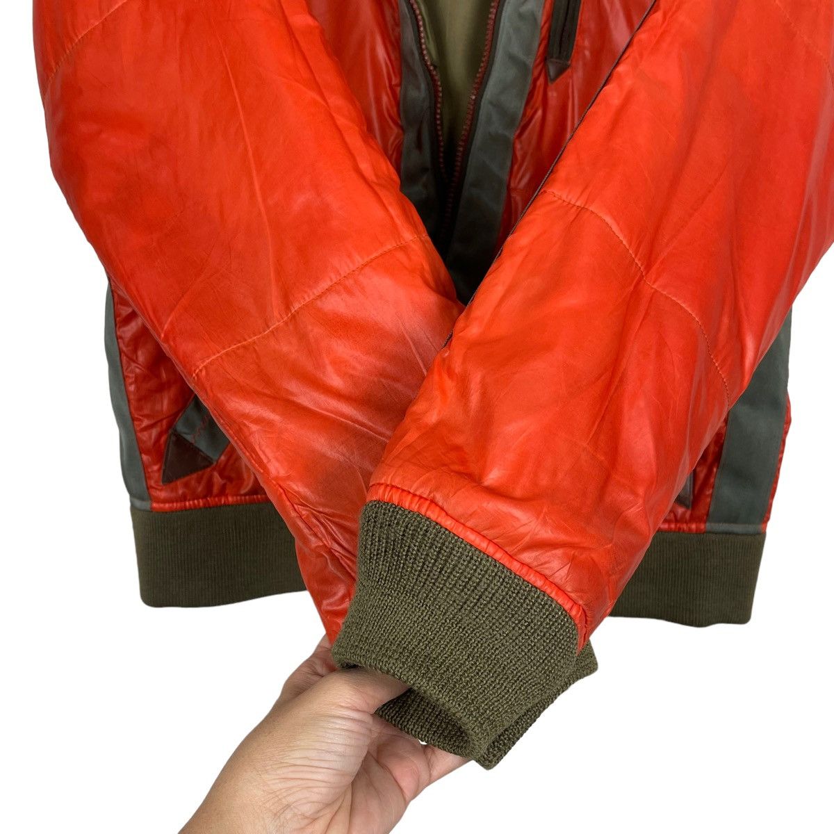 💥AVIREX REVESIBLE BIKER BOMBER LIGHT JACKET