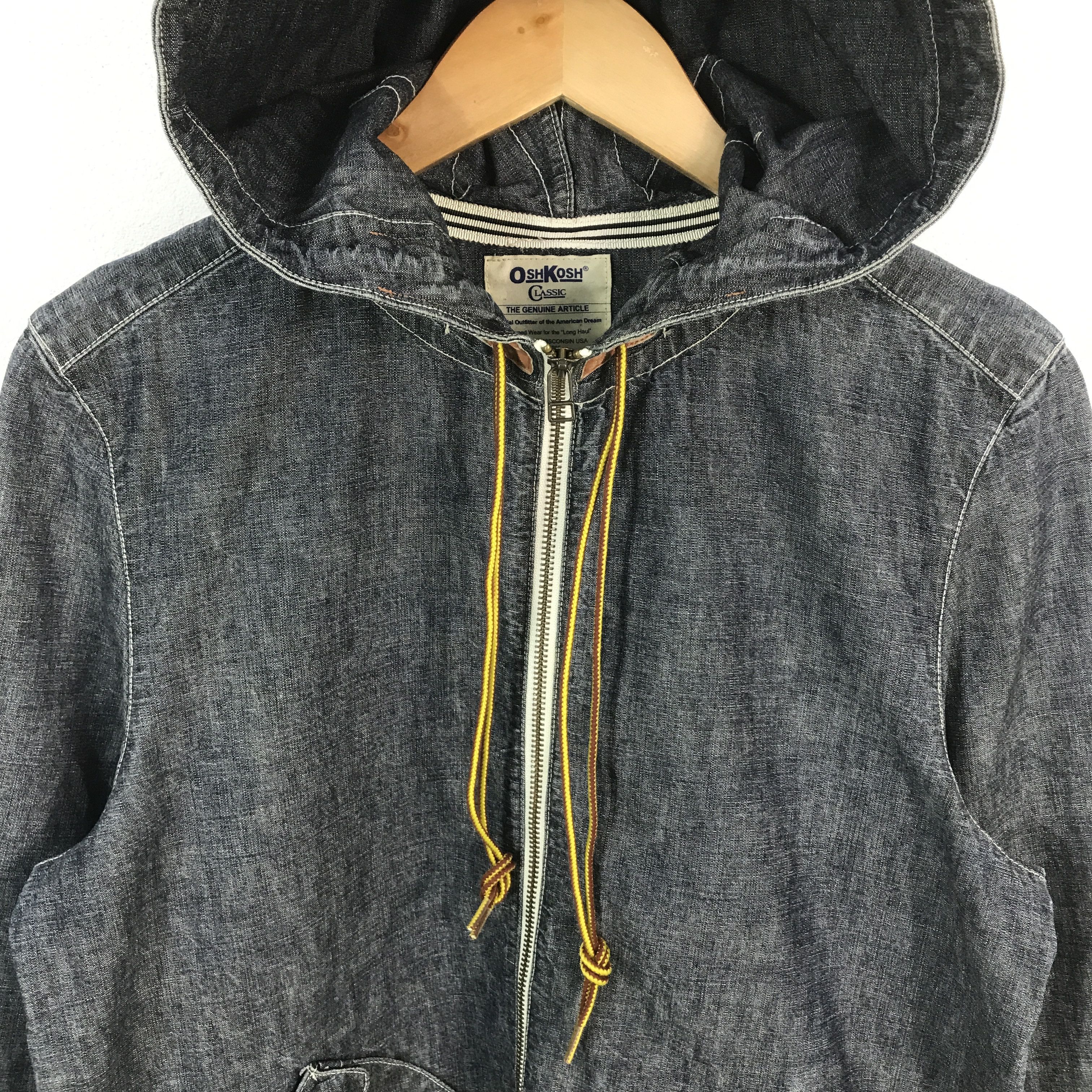 Japanese Brand × Oshkosh Oshkosh blue zipper hoodie the genuine article jacket Size US M / EU 48-50 / 2 - 3 Thumbnail