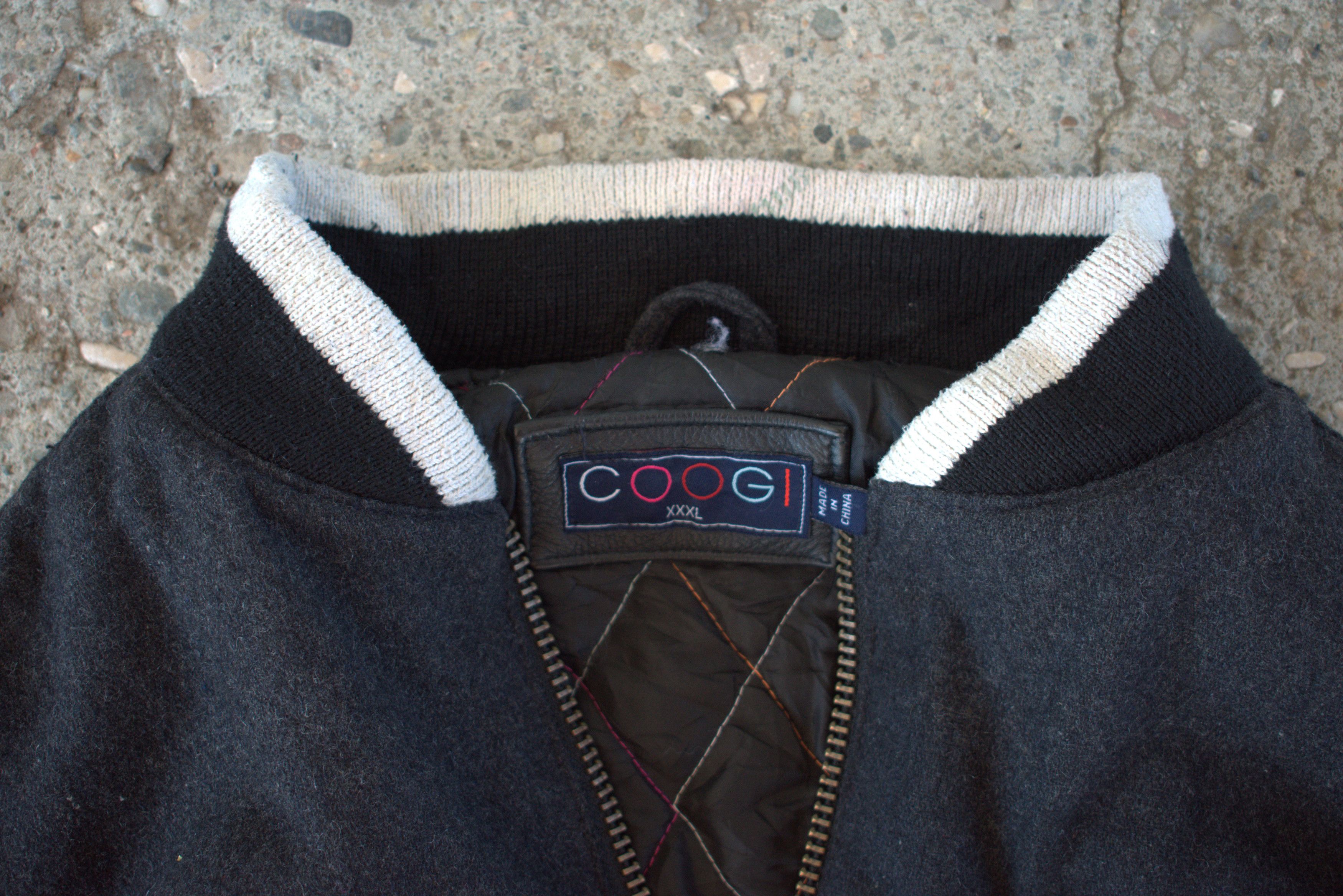 Coogi Coogi leather sleeved wool varsity jacket Size US XXL / EU 58 / 5 - 3 Thumbnail