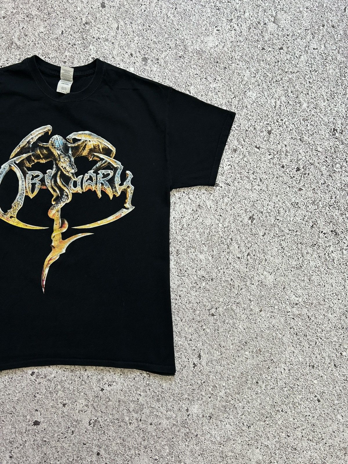 Band Tees × Vintage Vintage 90’s Rock Band Obituary Y2K Hype Retro T-Shirt Size US L / EU 52-54 / 3 - 5 Thumbnail