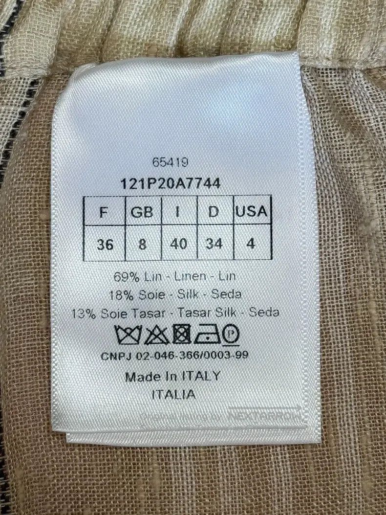 Dior Dior Cotton and linen shorts Size 24" / US 00 / IT 34 - 8 Thumbnail