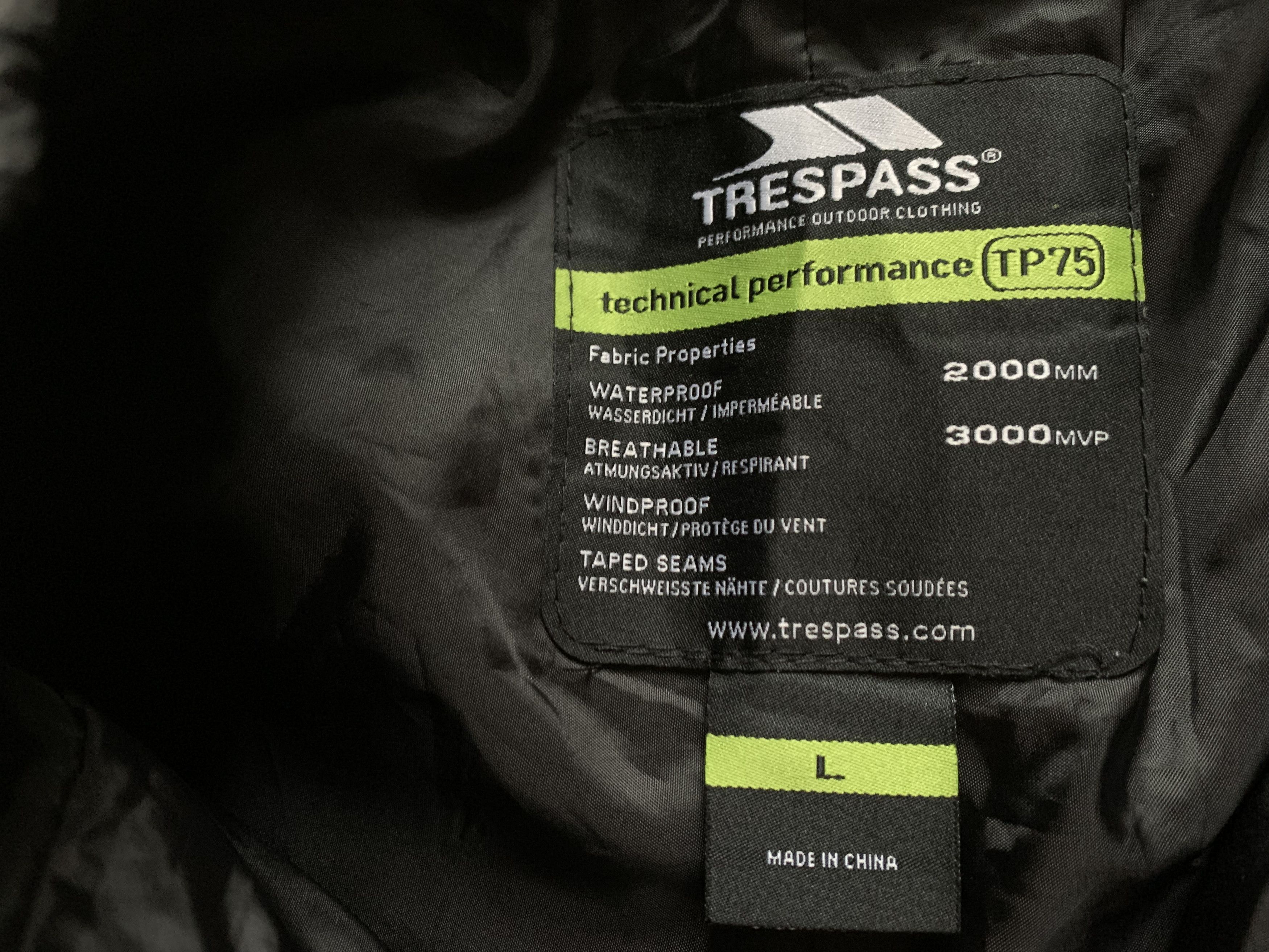 Other Trespass TP75 Men's Waterproof Pants Size US 34 / EU 50 - 8 Thumbnail