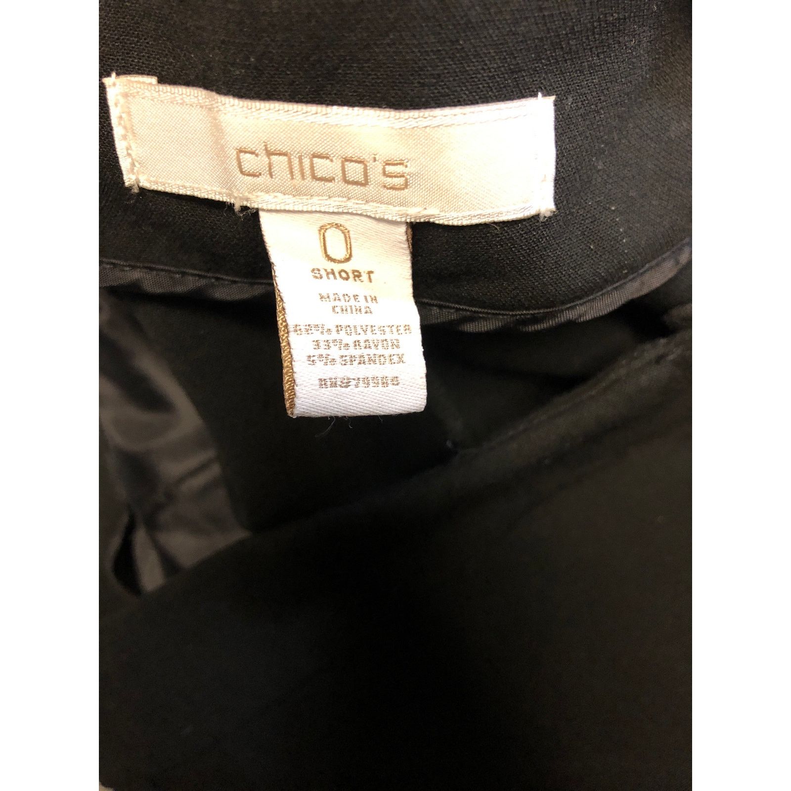 Chicos Black Chico’s dress pants 0 Short Size 25" / US 0 / IT 36 - 4 Thumbnail