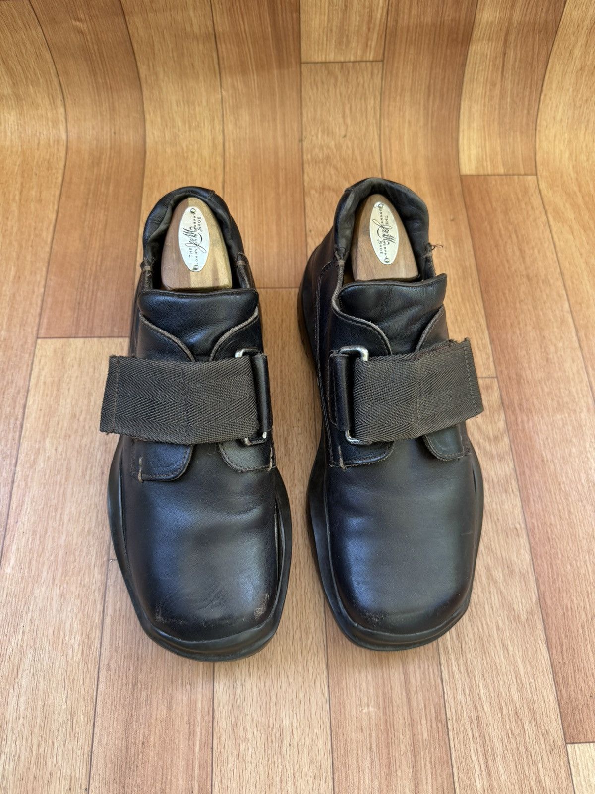 Prada 🔥AW99 Velcro Brixxen low Sneakers Size US 7 / EU 40 - 10 Thumbnail