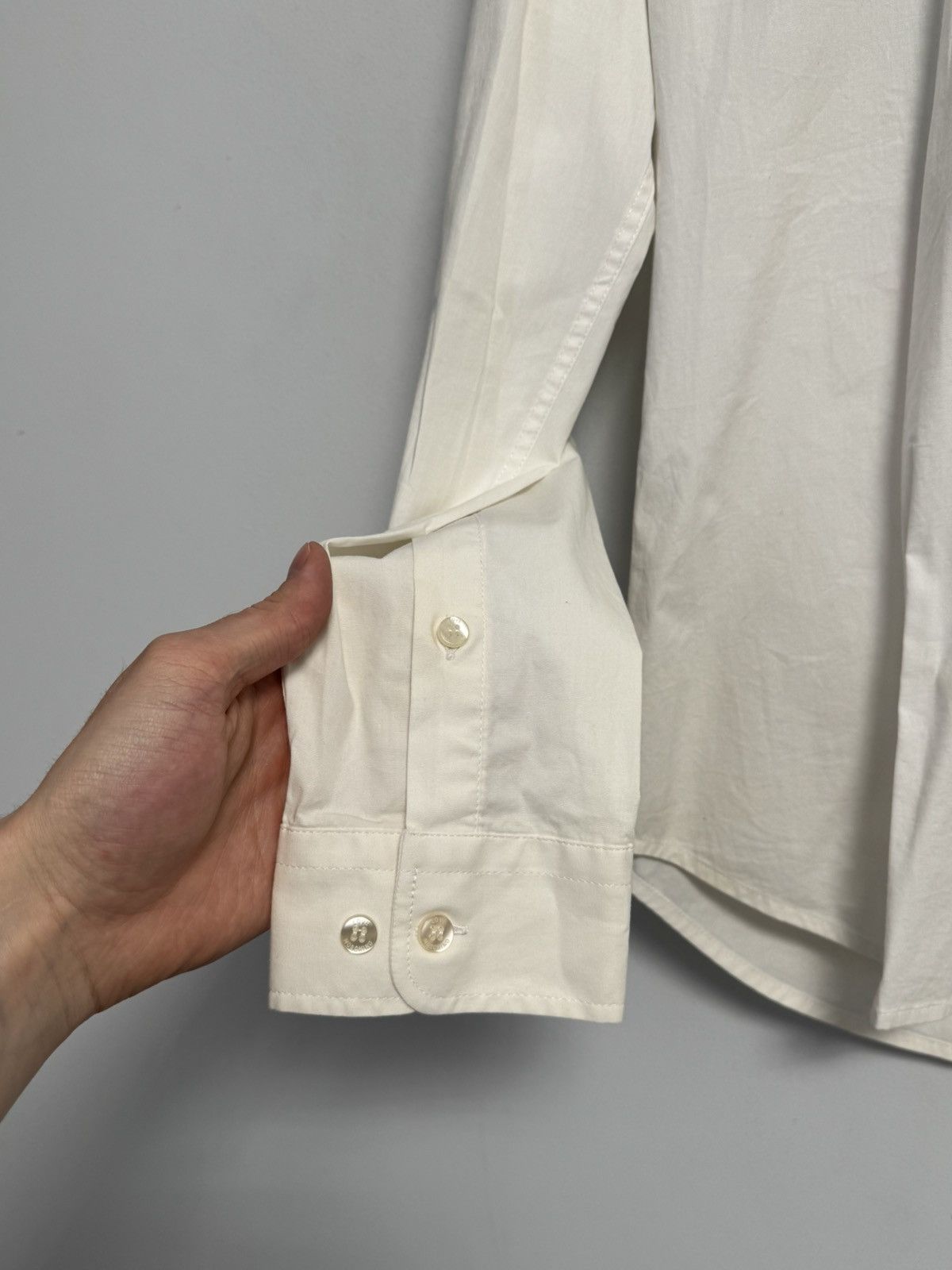 Moschino Love Moschino Button Up Shirt White Logo Size US M / EU 48-50 / 2 - 6 Thumbnail