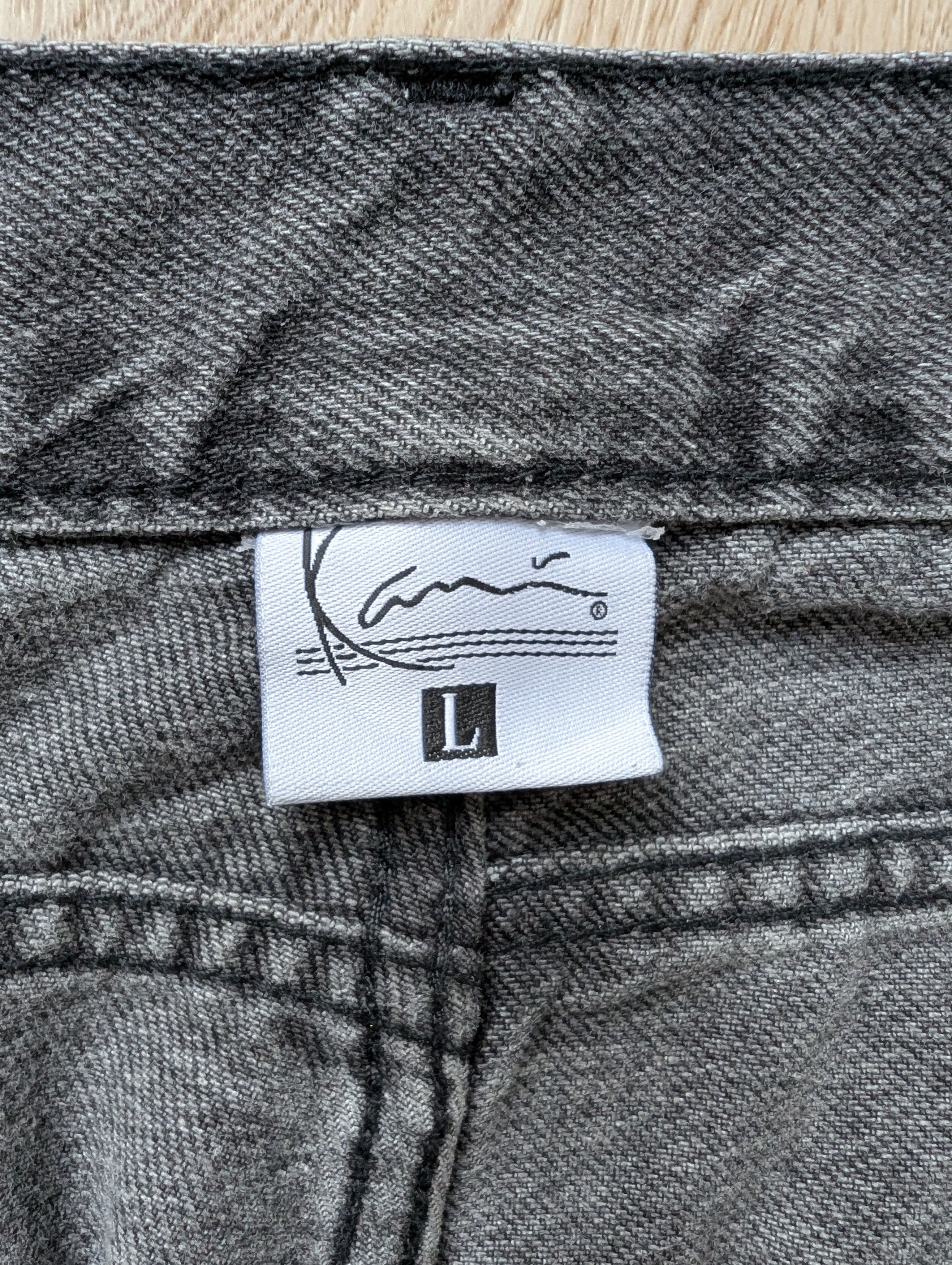 Karl Kani Karl Kani Gray Single Knee Jeans Hip Hop Pants Size L 34x32 Size US 34 / EU 50 - 6 Thumbnail