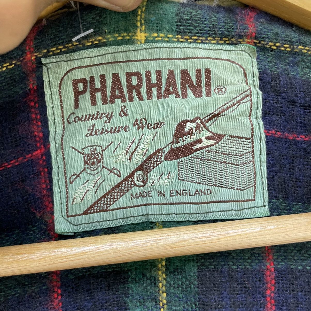 Barbour 💥Vintage 80s Pharhani country and leisure Waxed Jacket Size US L / EU 52-54 / 3 - 14 Thumbnail