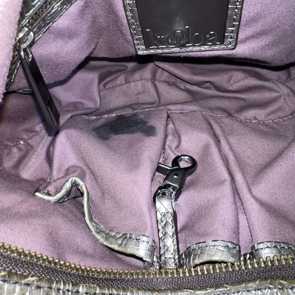 Other Kooba, “Gary” Crossbody Purse in Gunmetal Silver Faux Weave Women’s Bag Size ONE SIZE - 4 Thumbnail