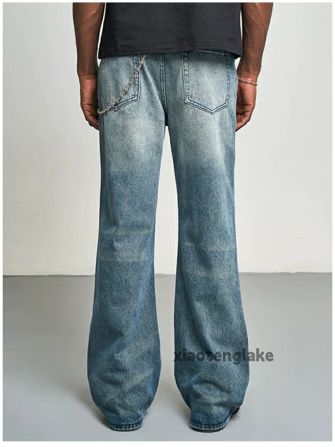 Jean × Vintage washed faded cleanfit yuppie bootcut punk flared jeans Size US 32 / EU 48 - 9 Thumbnail