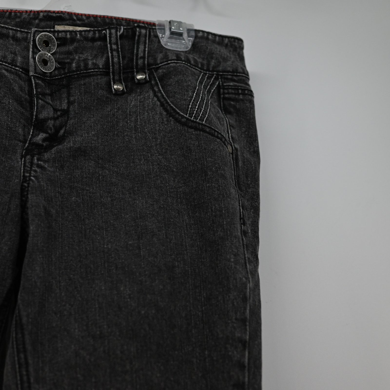 DKNY DKNY Skinny Jeans Y2K Style Zipper Faded Black Women Size 30 Size 30" / US 8 / IT 44 - 7 Thumbnail