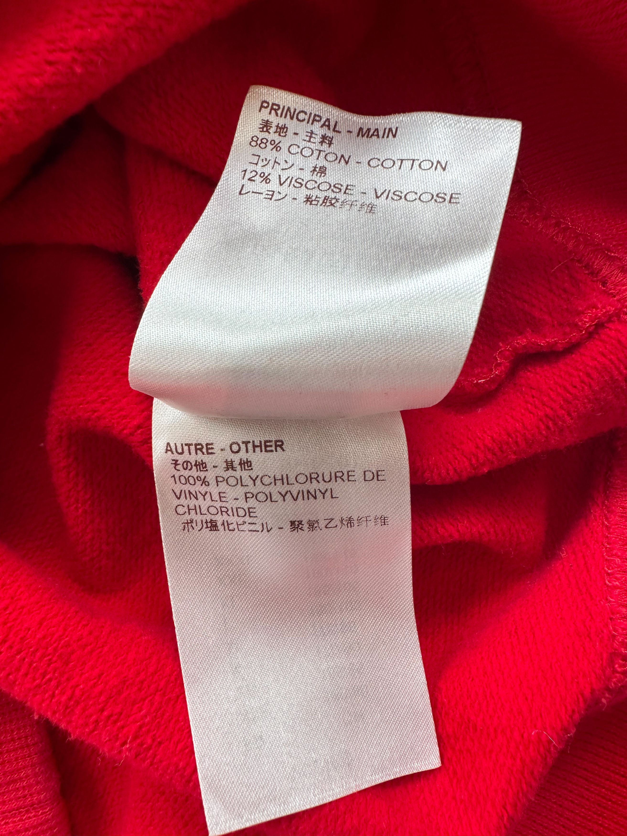 Louis Vuitton × Supreme Louis Vuitton Supreme Red & White Monogram Box Logo Hoodie Size US M / EU 48-50 / 2 - 5 Thumbnail