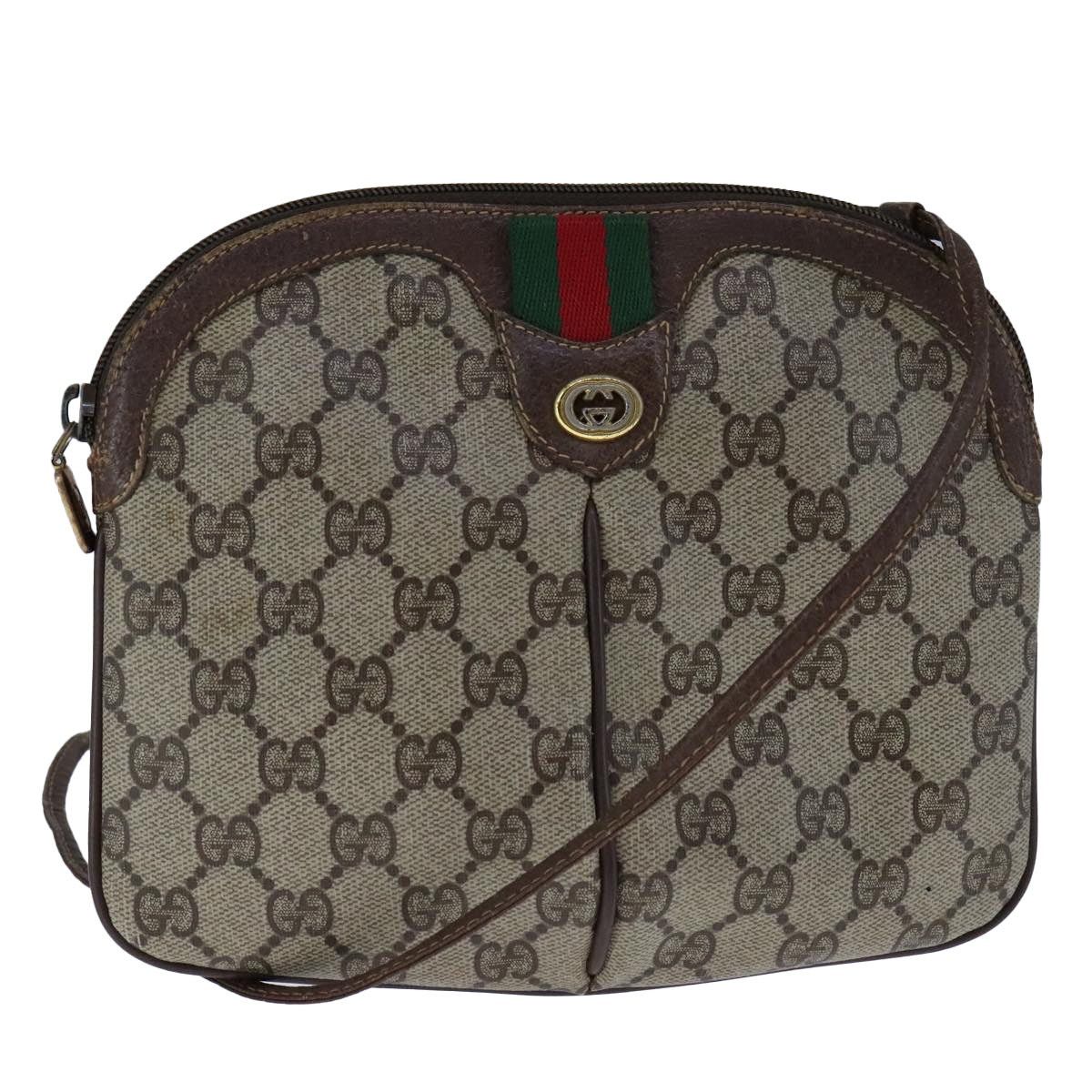 Gucci GUCCI GG Supreme Web Sherry Line Shoulder Bag Pvc Leather Size ONE SIZE - 1 Thumbnail
