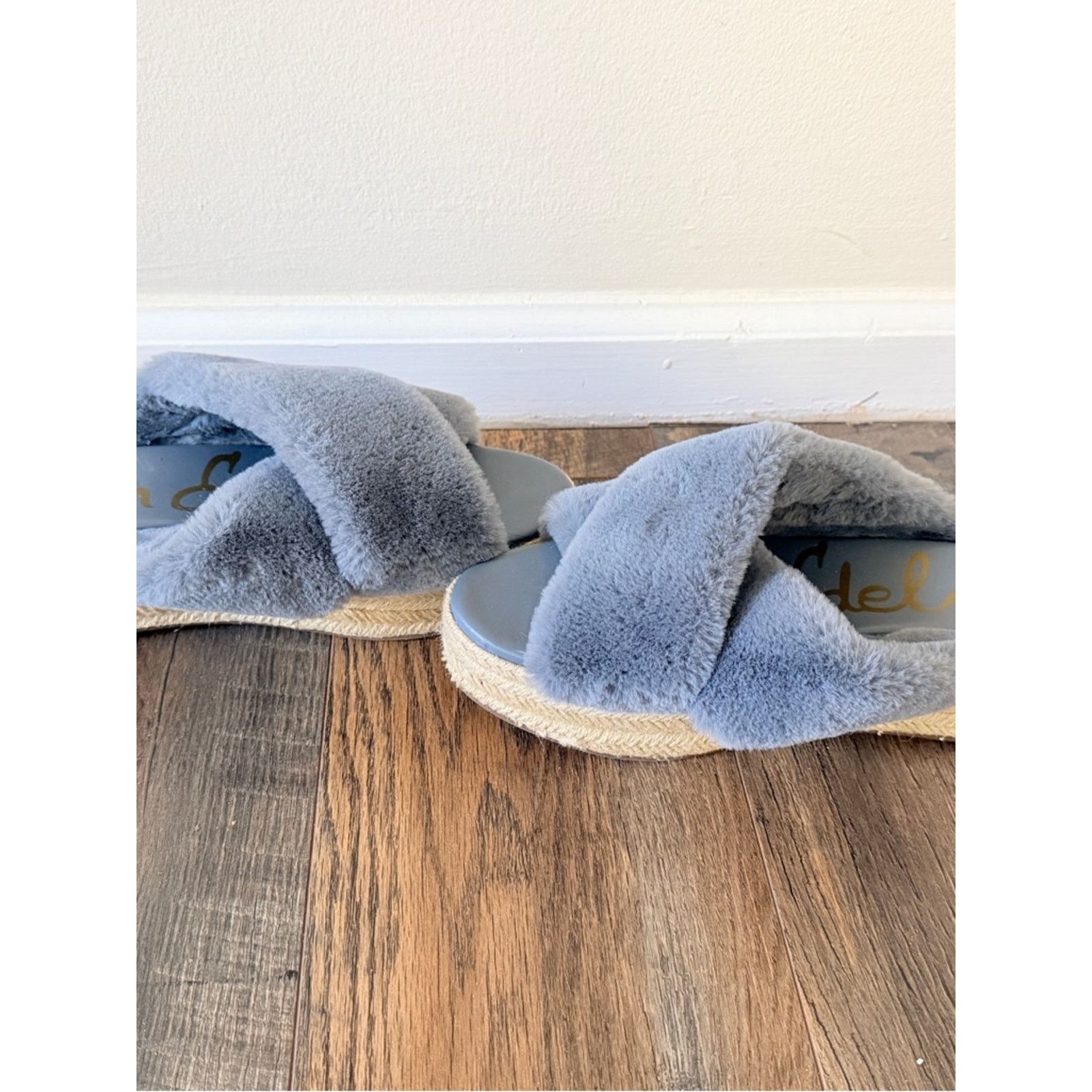 Sam Edelman 8.5 Espadrille wedge sandals mules | Sam edelman Zia Blue Size US 8.5 / IT 38.5 - 8 Thumbnail