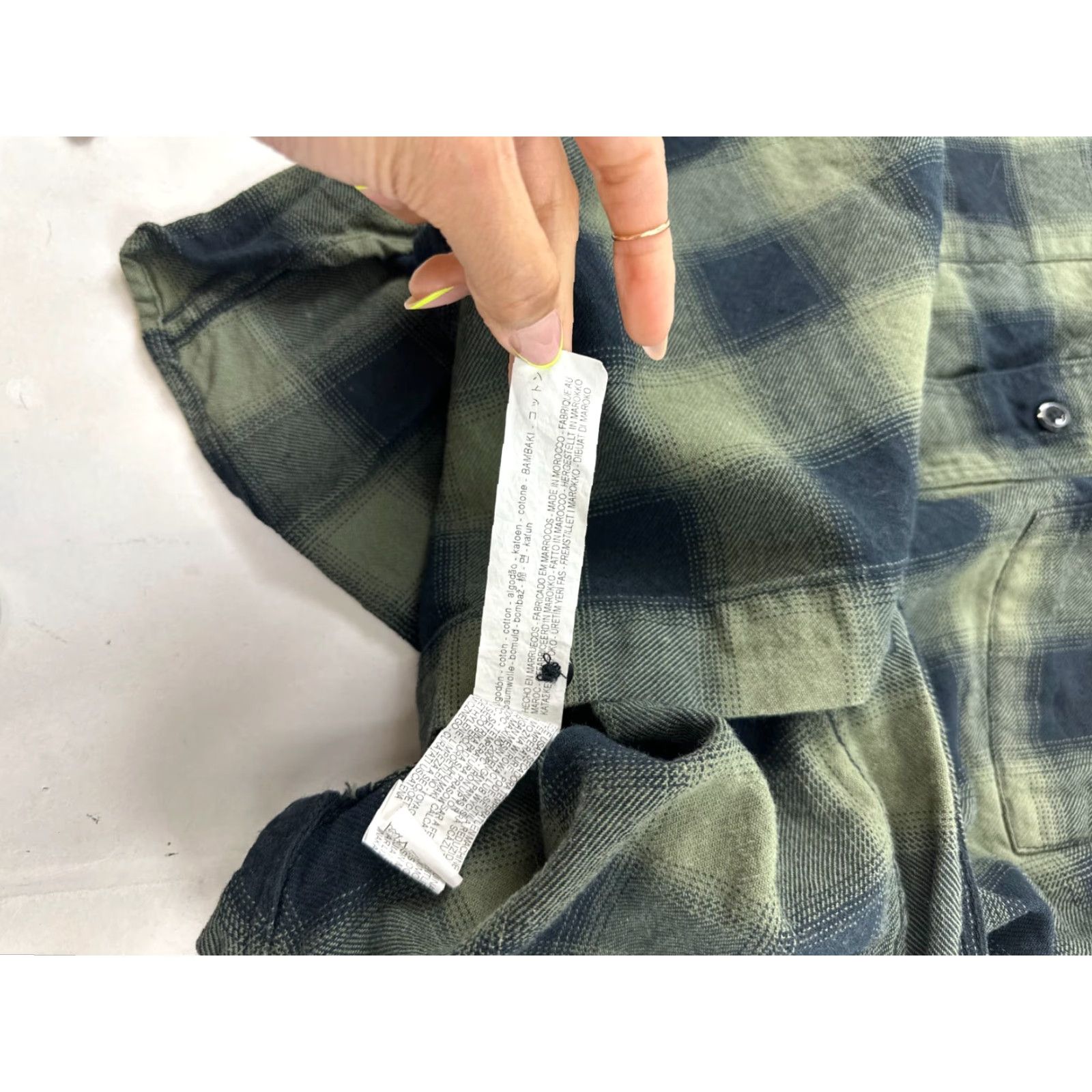 Vintage Original Denim 1975 Shirt Mens M Green Black Plaid Short Sleeve Button-Down Shirt Size US M / EU 48-50 / 2 - 4 Thumbnail