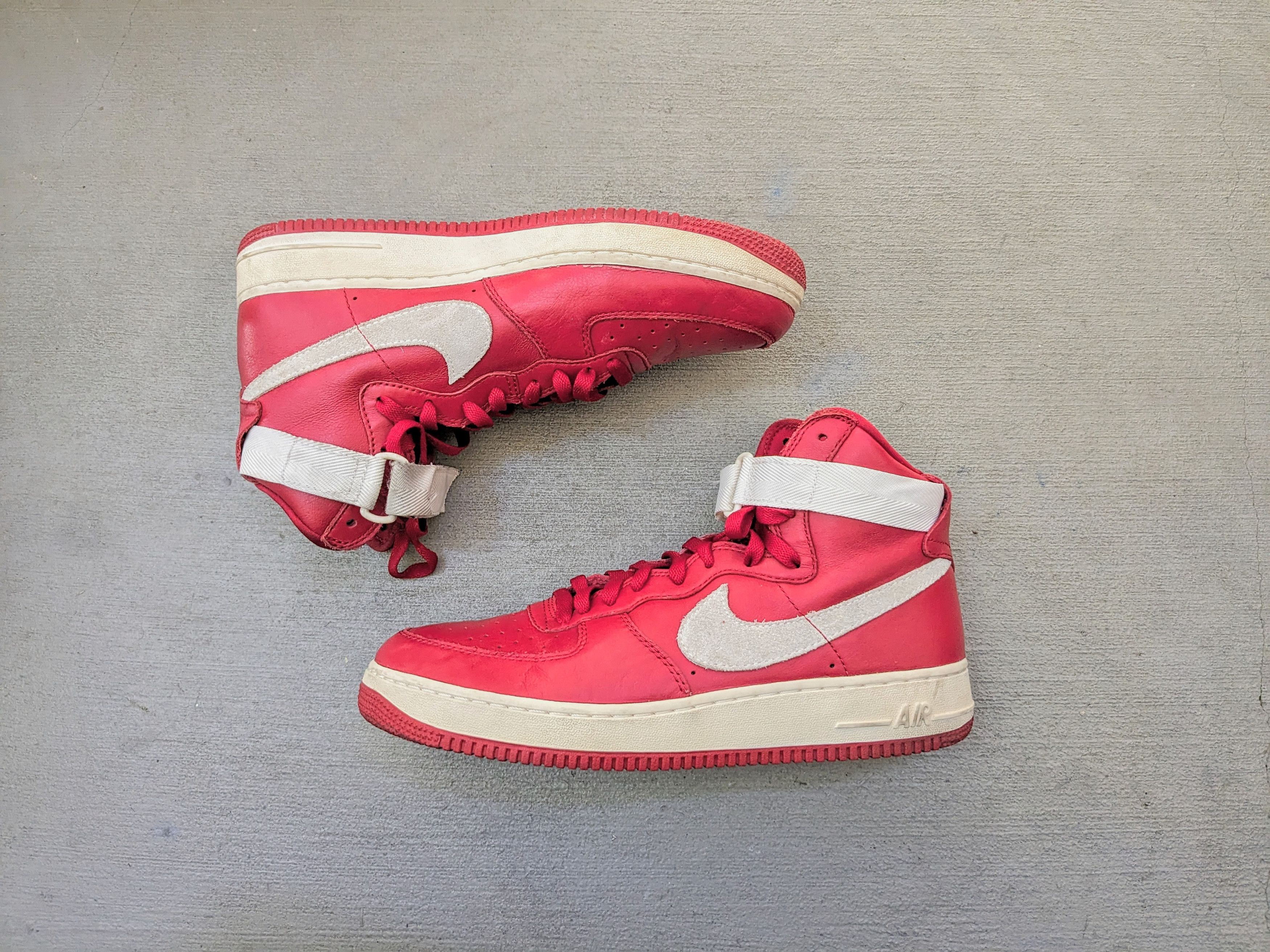 Nike Air Force 1 High QS NAI-KE China Red White 743546-600