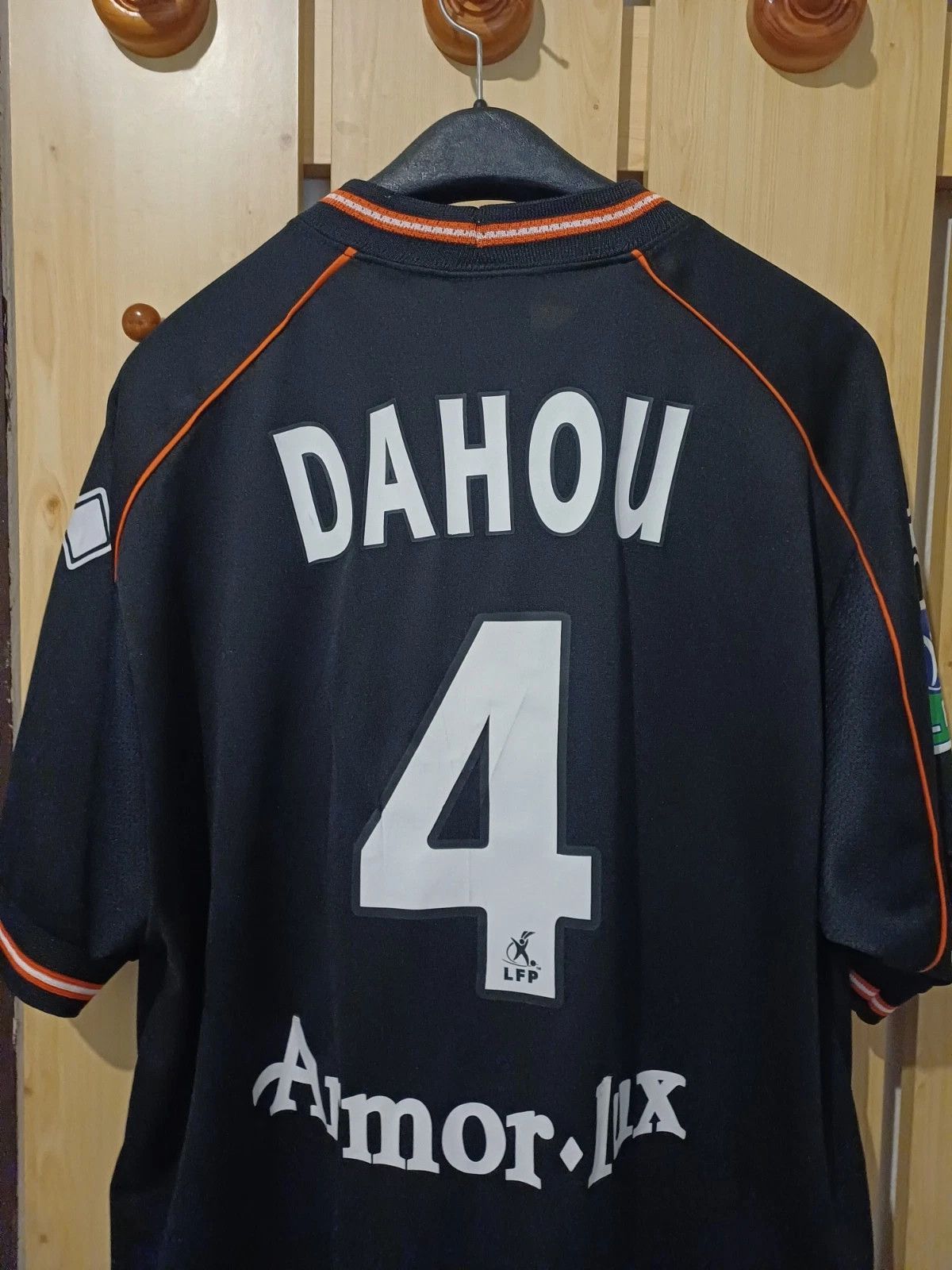 Errea FC Lorient 2004-05 Match Issue/Worn Shirt #4 DAHOU - Erreà Size US XXL / EU 58 / 5 - 10 Thumbnail