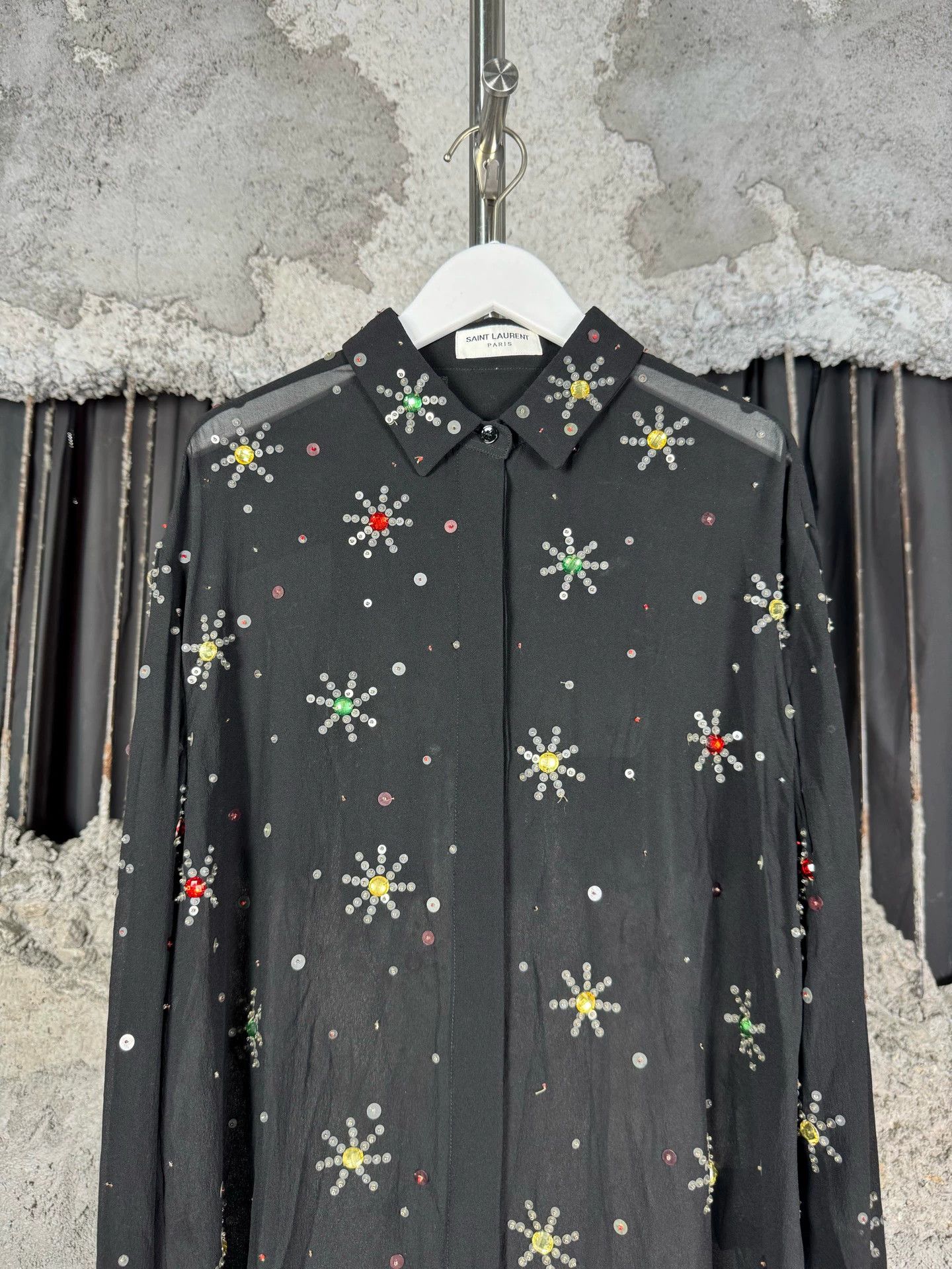 Saint Laurent Paris SLP HAUTE COUTURE SHIRT 40 NEW Size S / US 4 / IT 40 - 3 Thumbnail