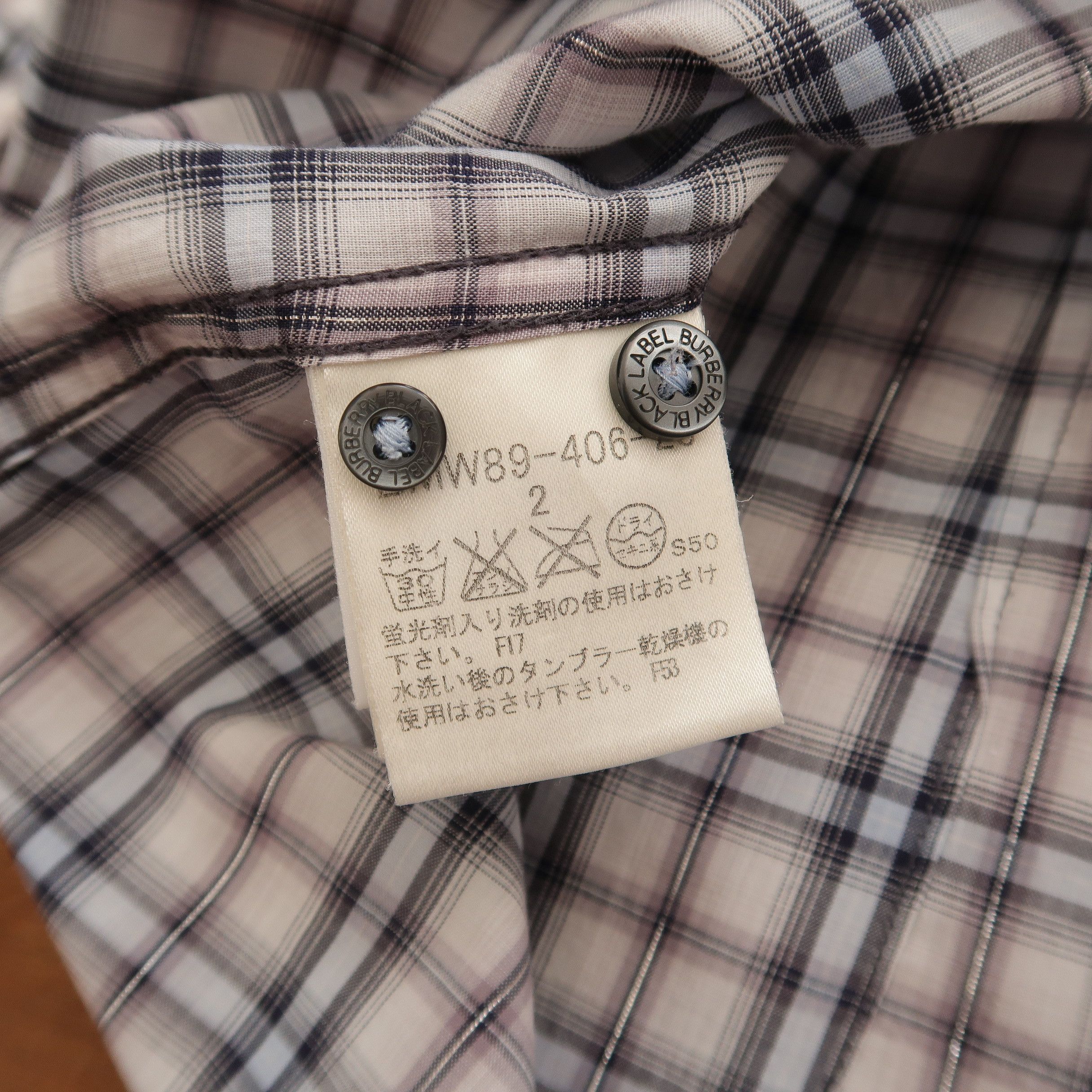 Burberry Vintage Burberry Black Label Luxury Plaid Western Shirt Size US S / EU 44-46 / 1 - 13 Thumbnail