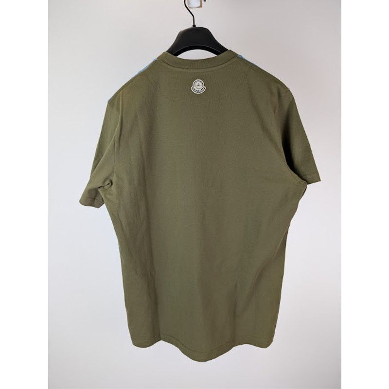 Moncler o1rshd1 Graphic Print Short Sleeve T-Shirt in Green / Khaki Size US L / EU 52-54 / 3 - 10 Thumbnail